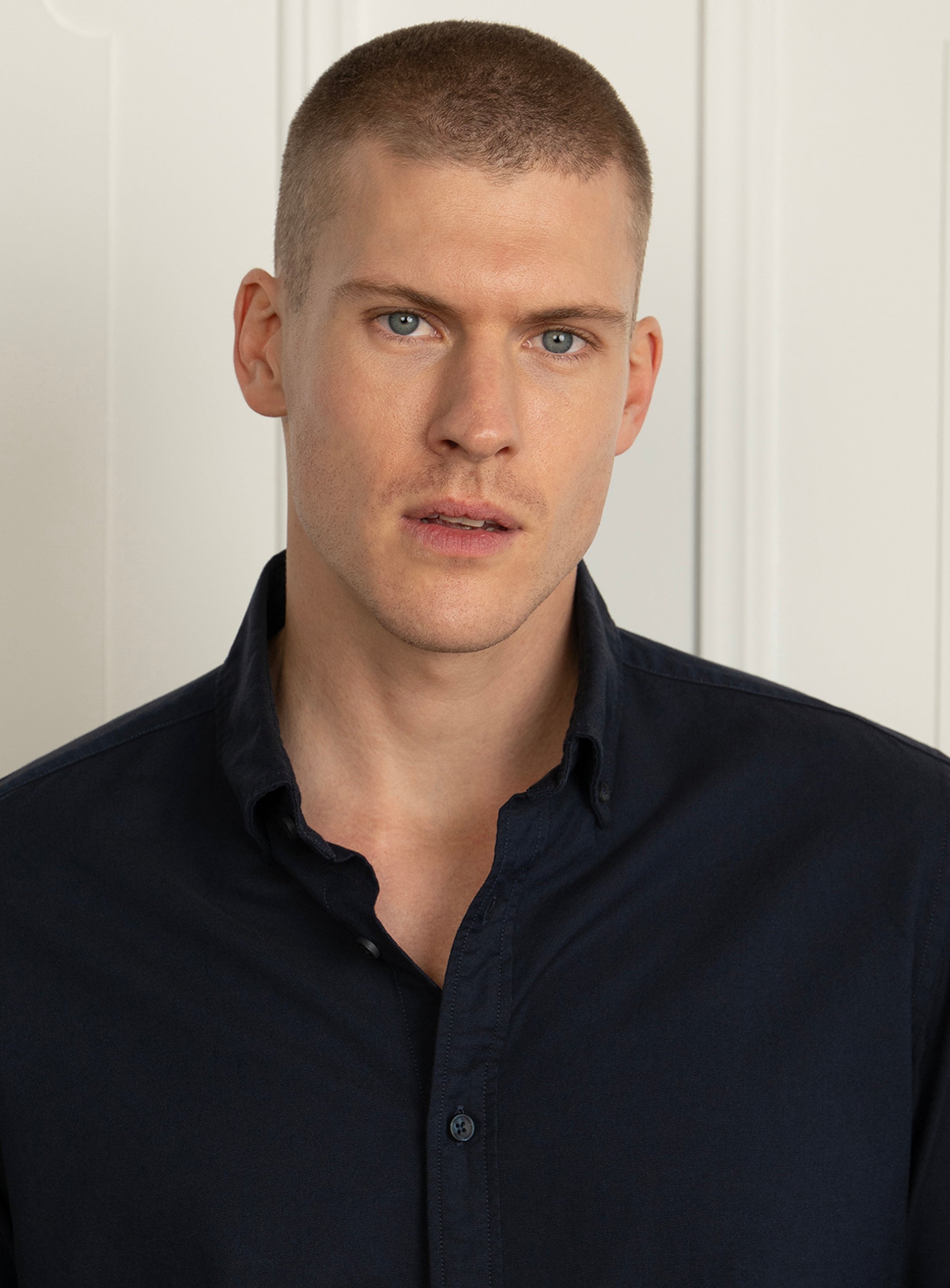 Merano Signature Navy Oxford Shirt
