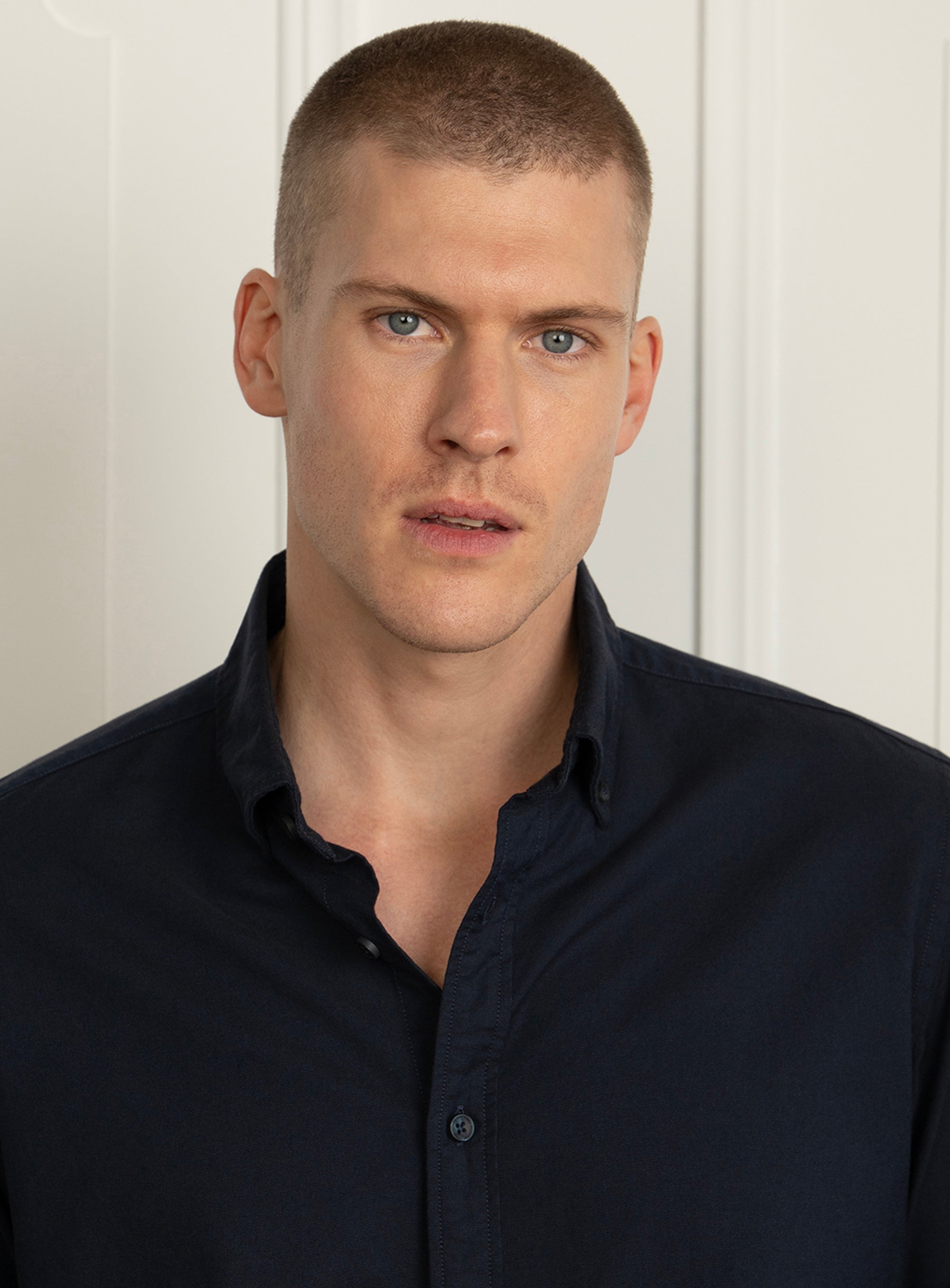 Merano Signature Navy Oxford Shirt