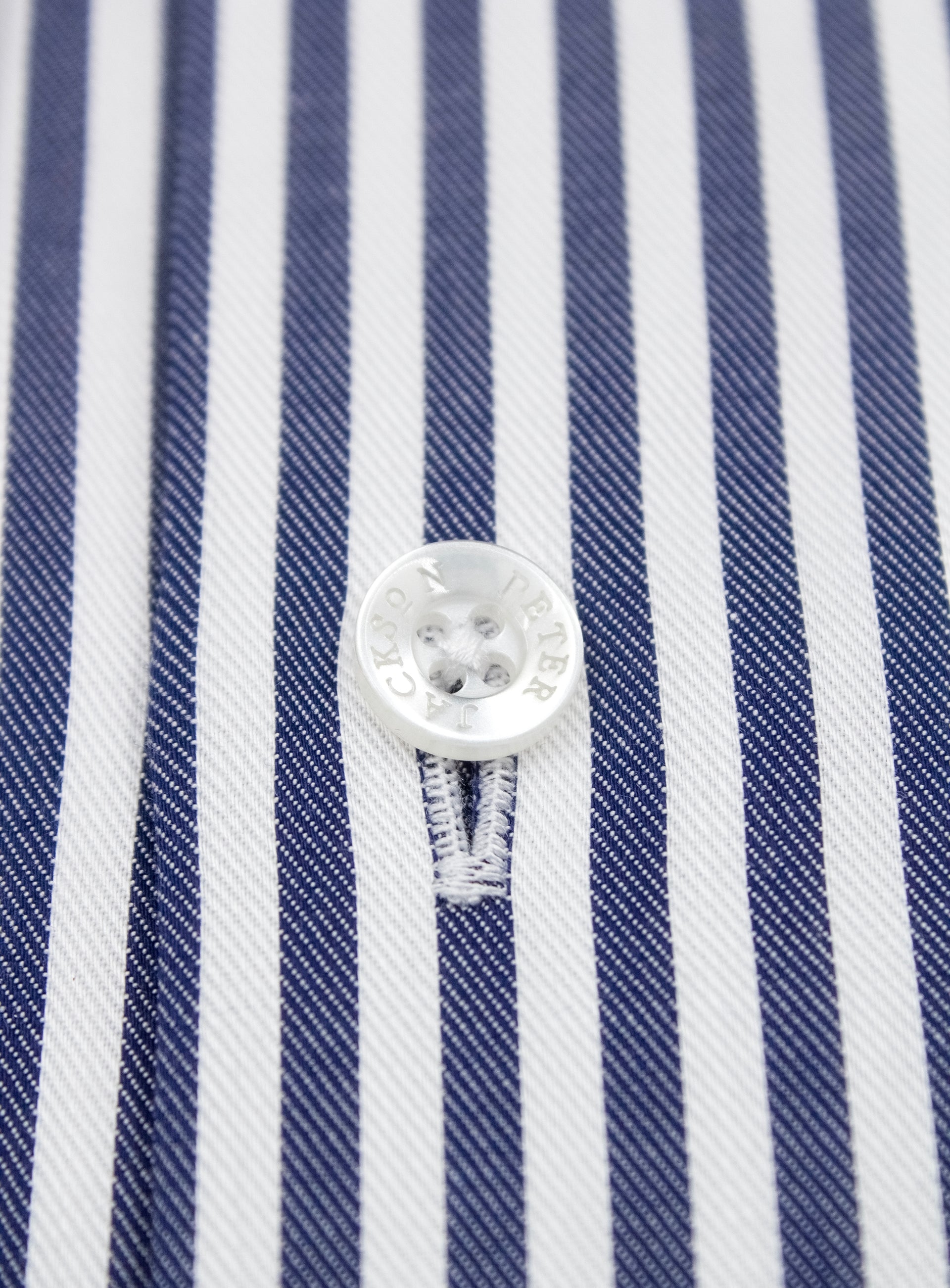 Milan Twill Navy Stripe Shirt