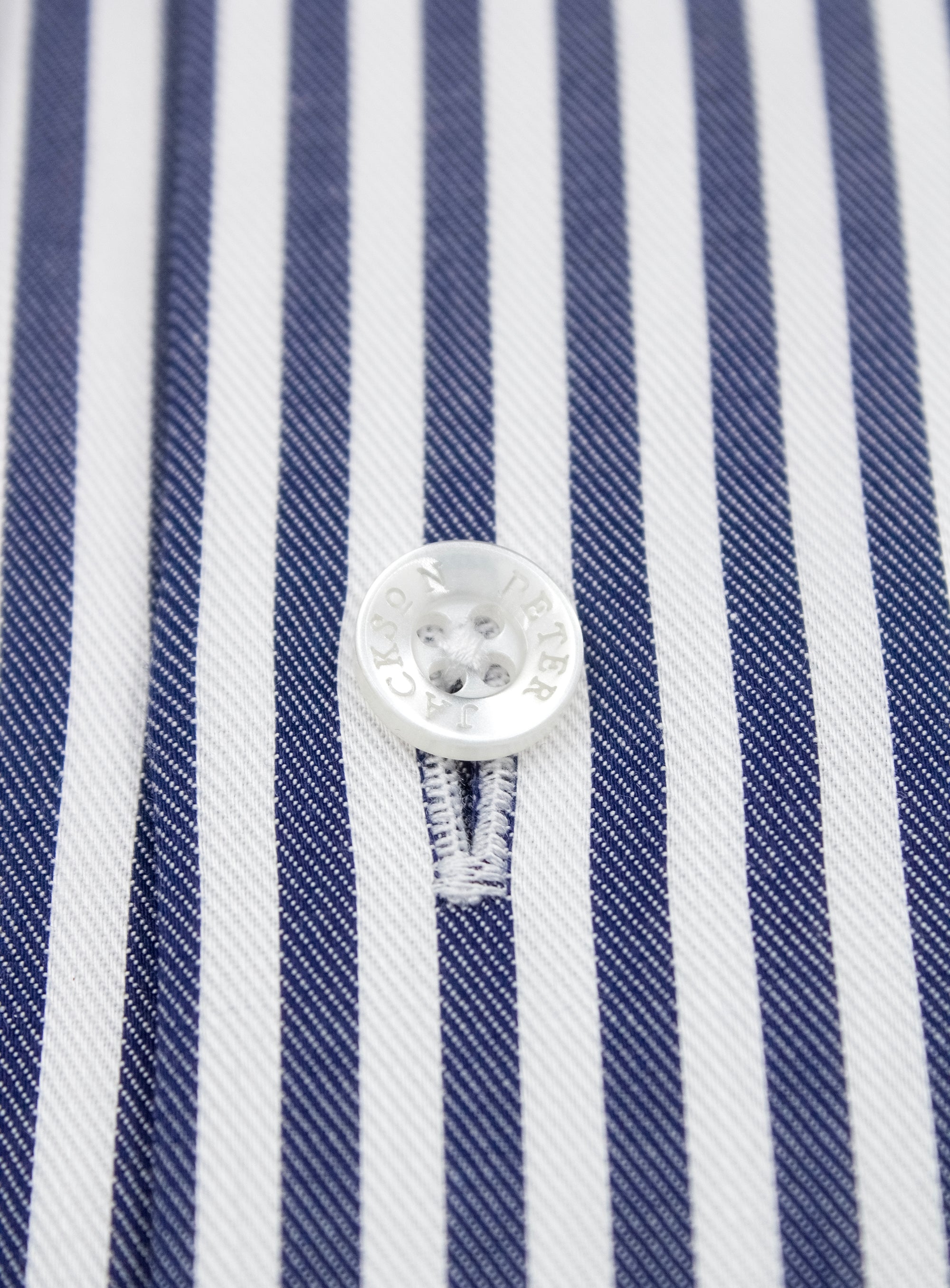 Milan Twill Navy Stripe Shirt