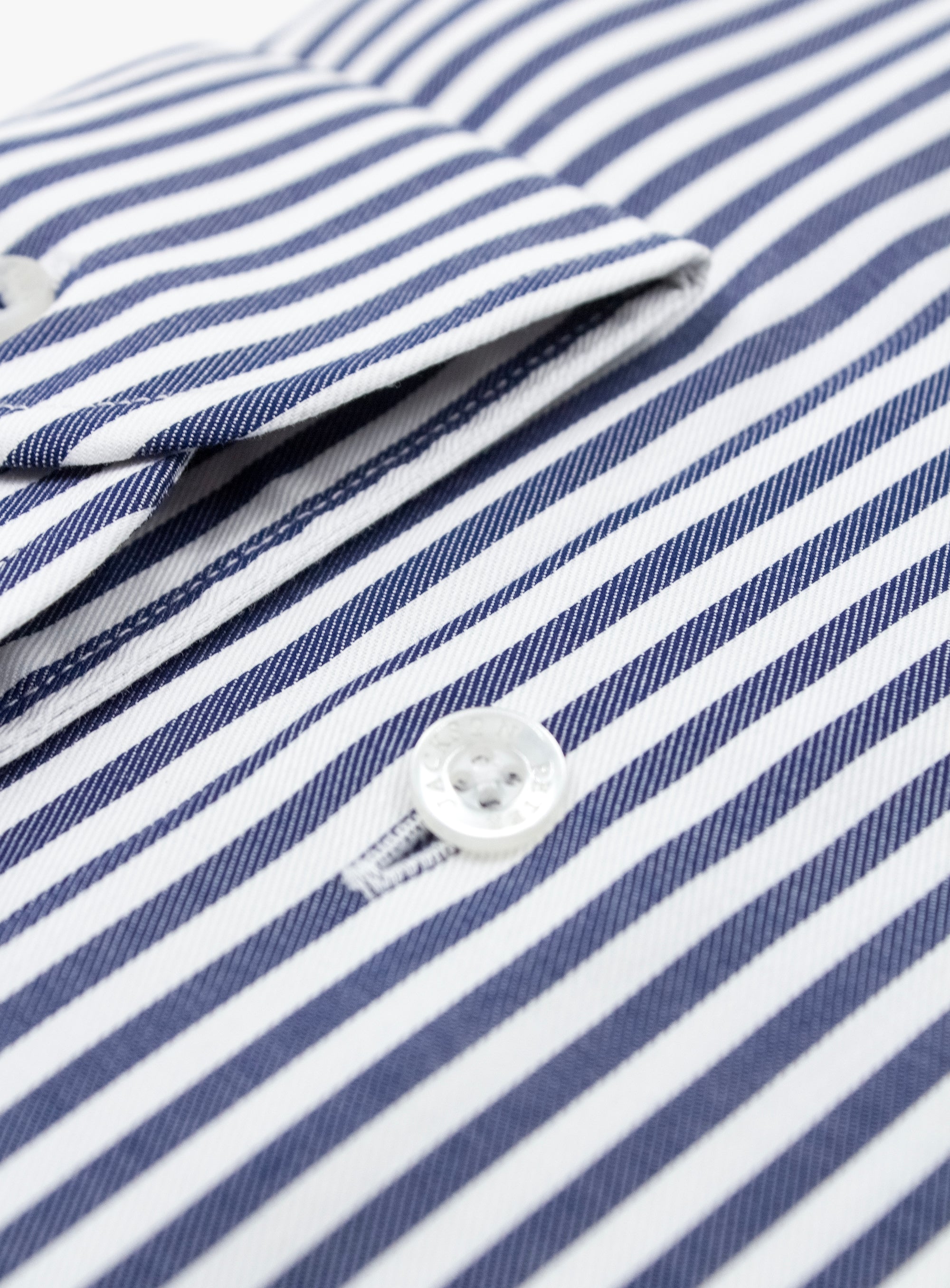 Milan Twill Navy Stripe Shirt