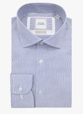 Milan Fine Stripe Navy Shirt