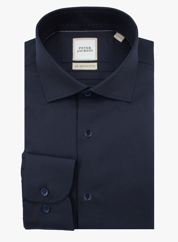 Milan Twill Navy Blue Shirt