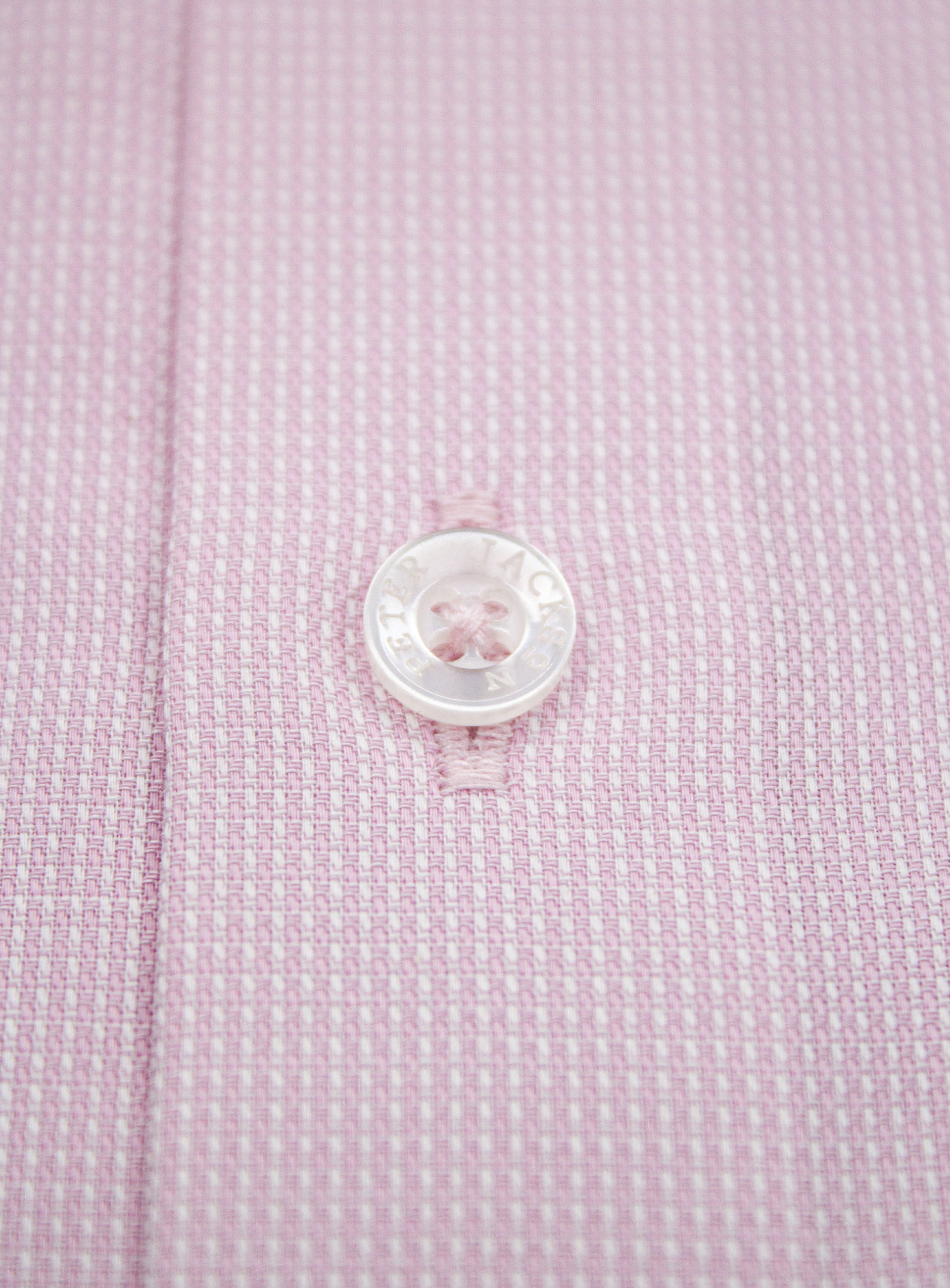 Picture of a button on the Milan Micro Pink Shirt