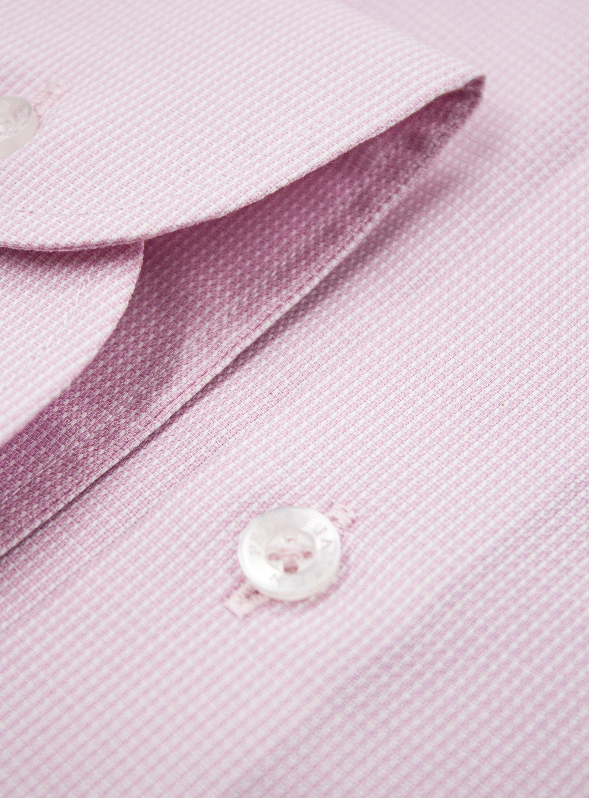 Close-up of the Milan Micro Pink Shirt