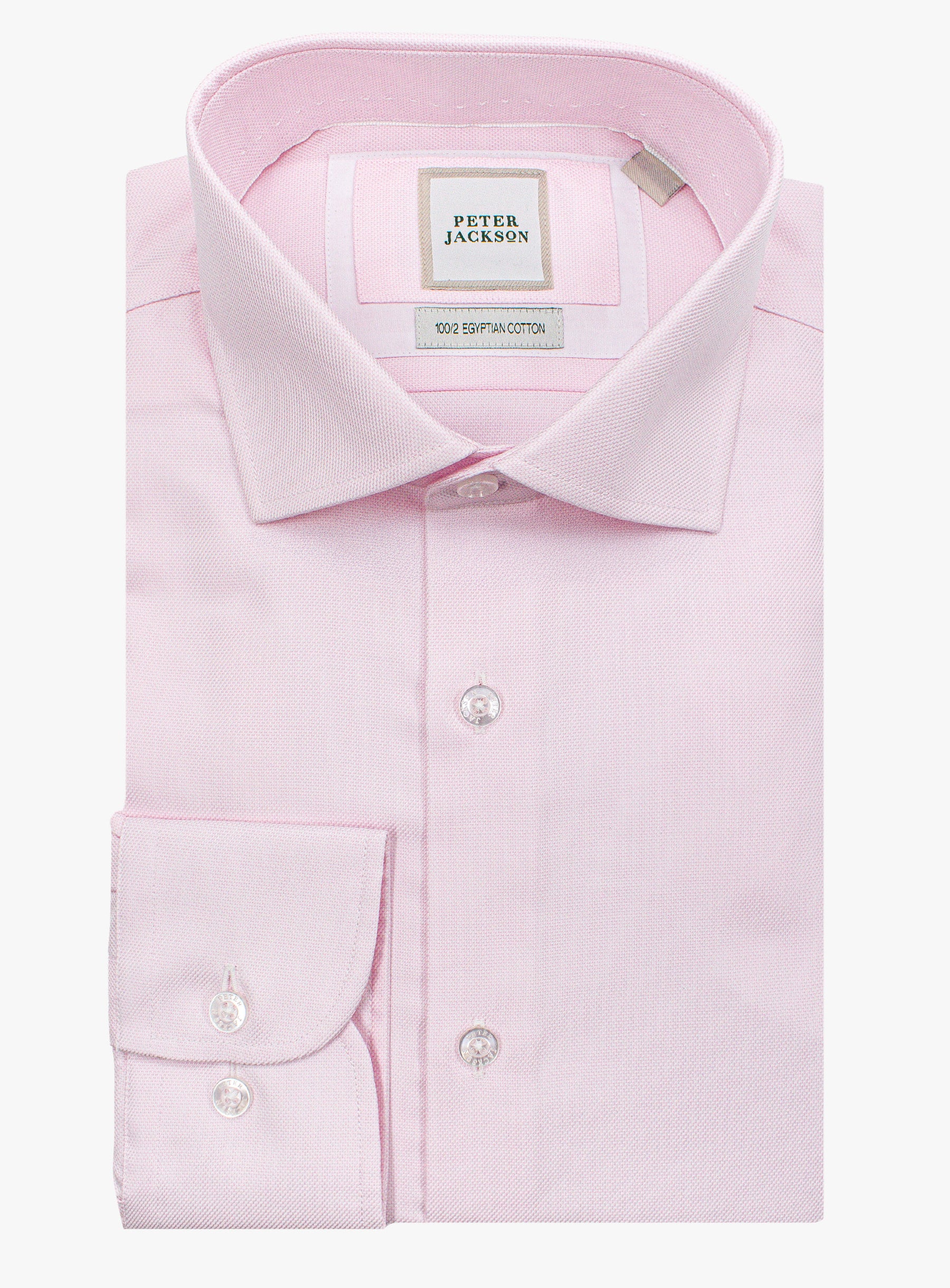 Milan Luxe Weave Pink Shirt