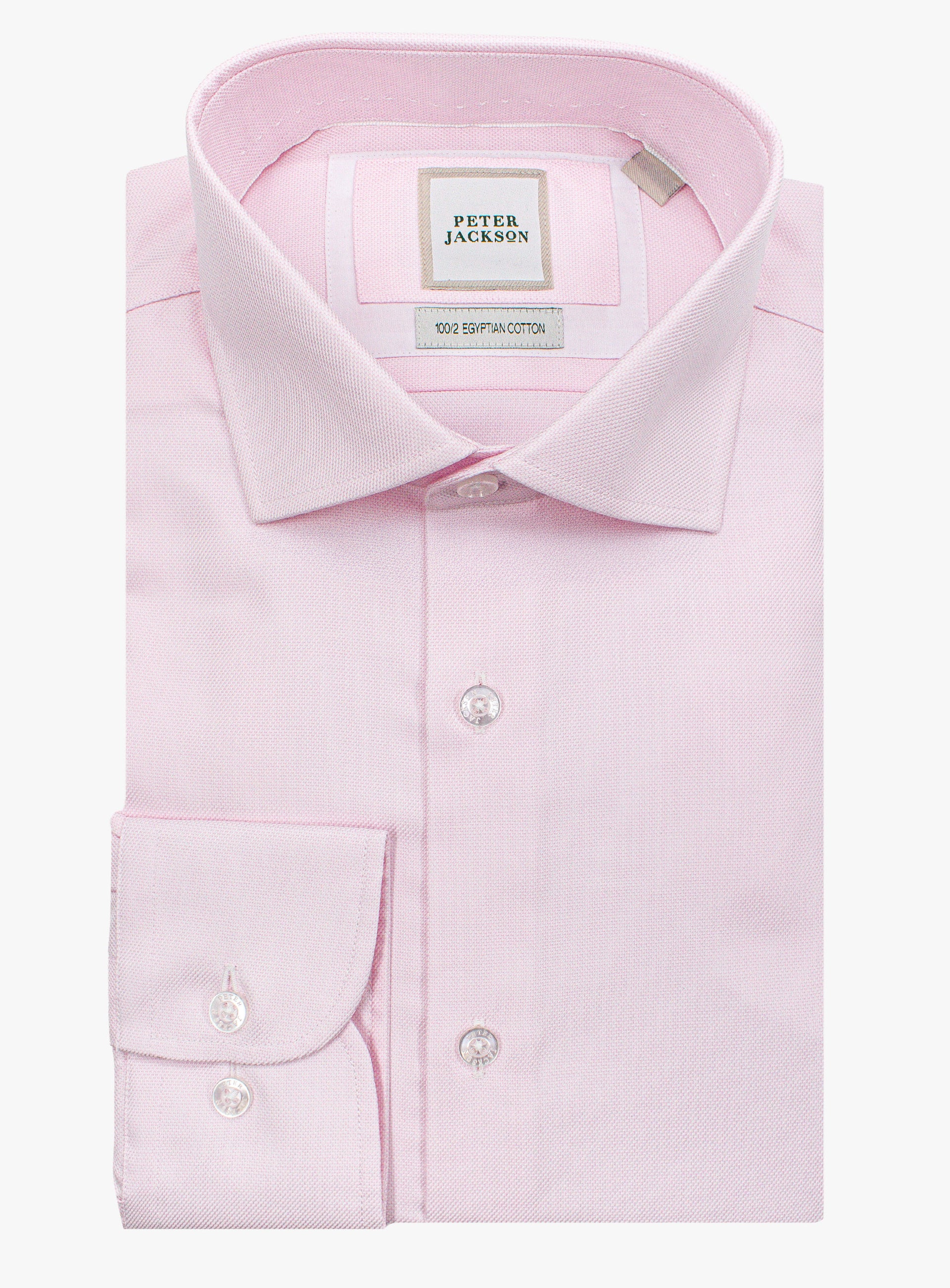 Milan Luxe Weave Pink Shirt