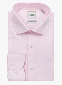 Milan Luxe Weave Pink Shirt