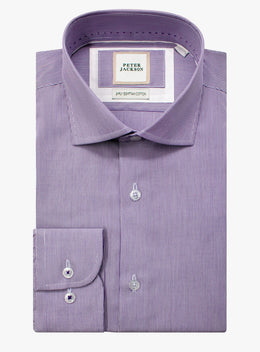 Milan Stripe Grape Purple Shirt