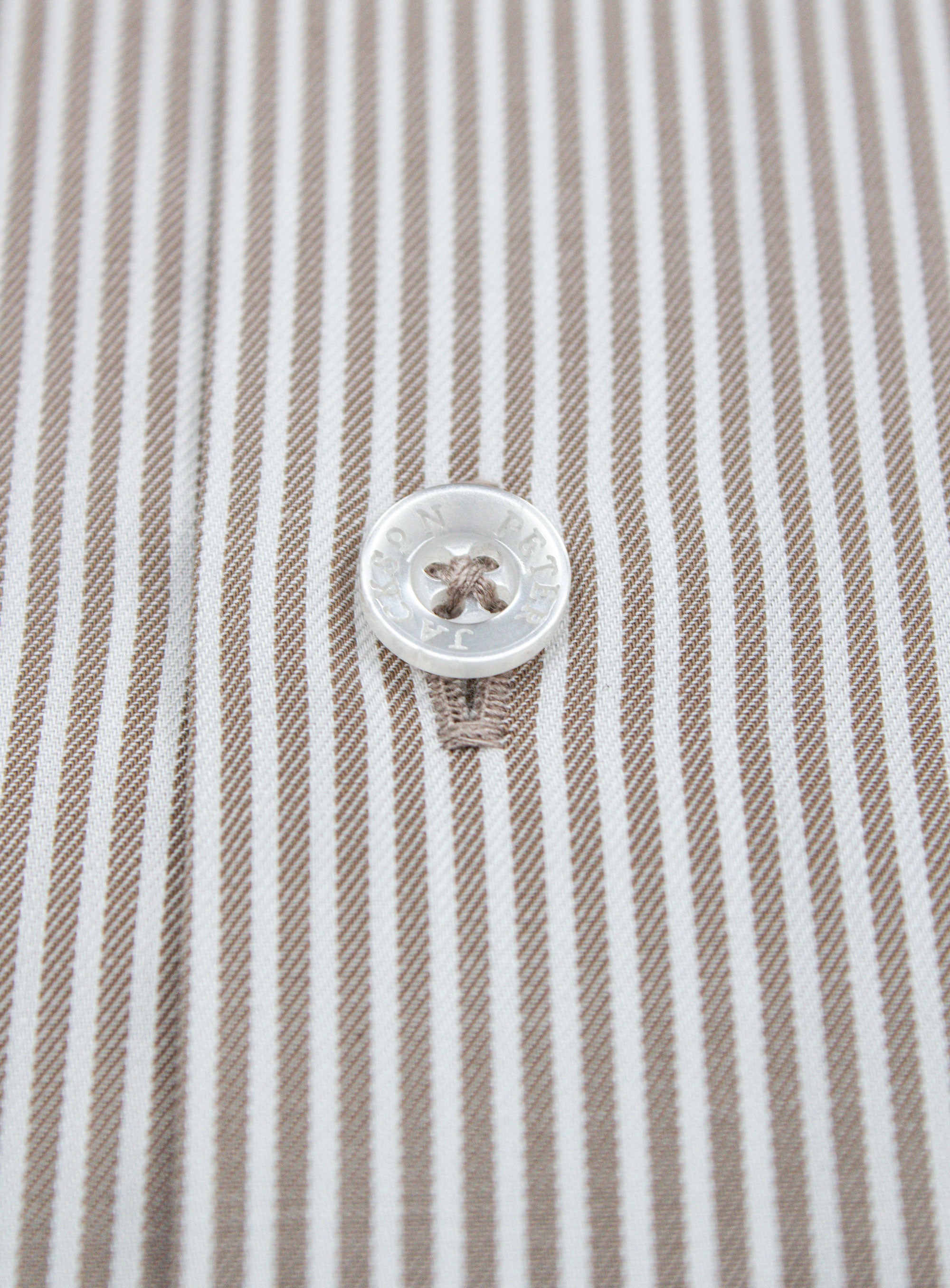 Florence Chocolate Brown Stripe Shirt