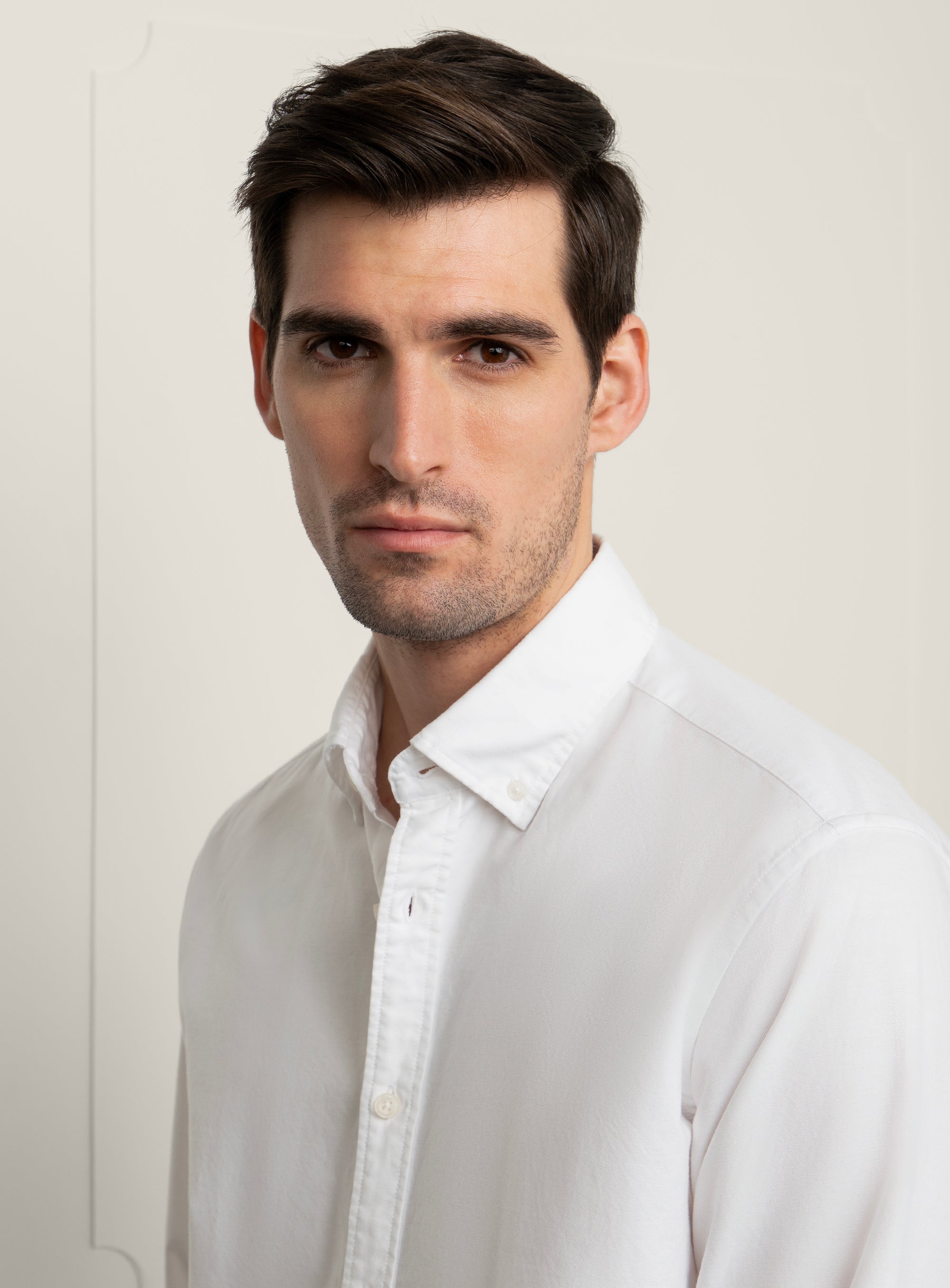 Merano Signature White Oxford Shirt