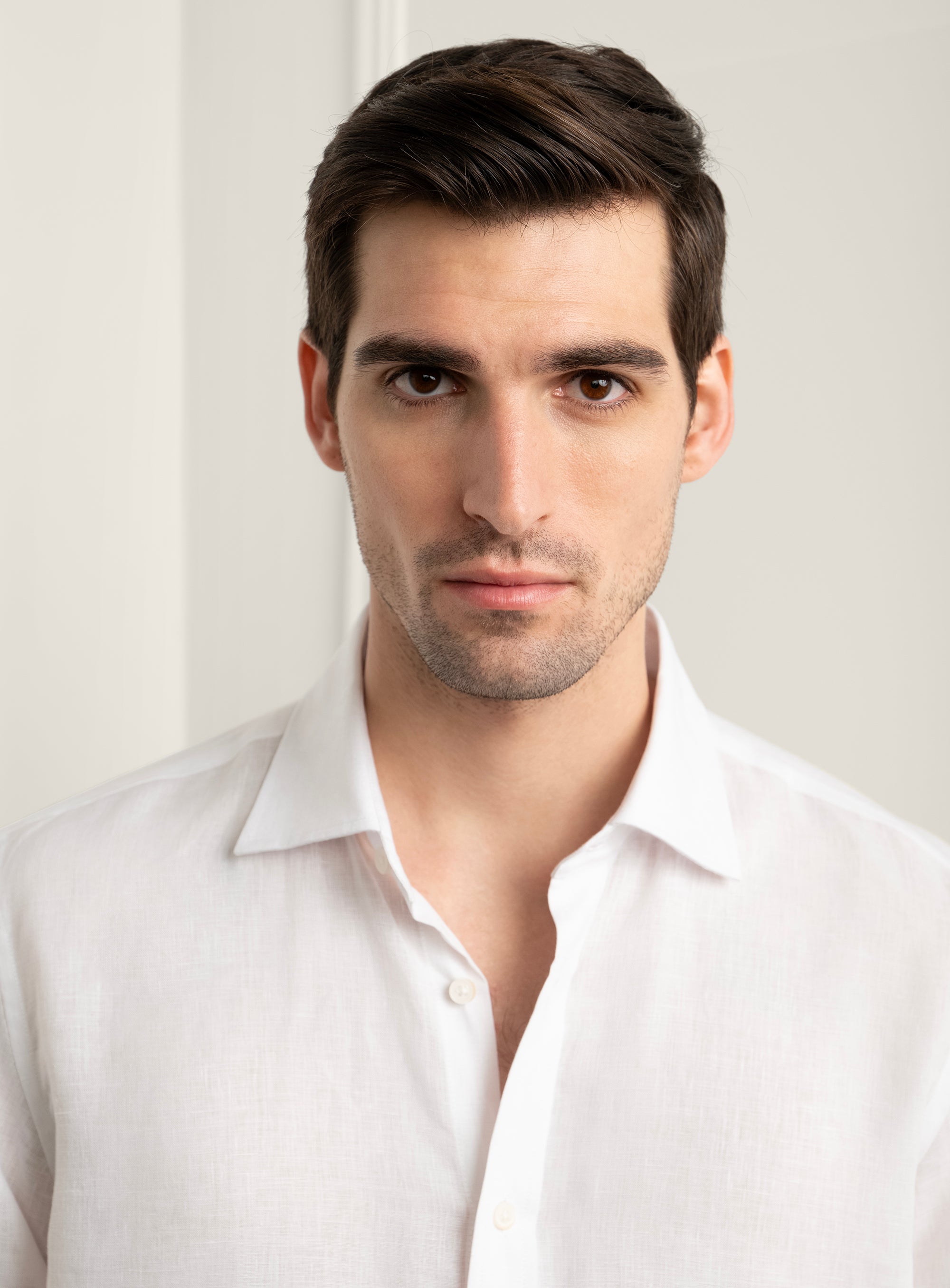 Amalfi Signature White Linen Shirt
