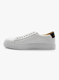 Elevated White Leather Sneaker