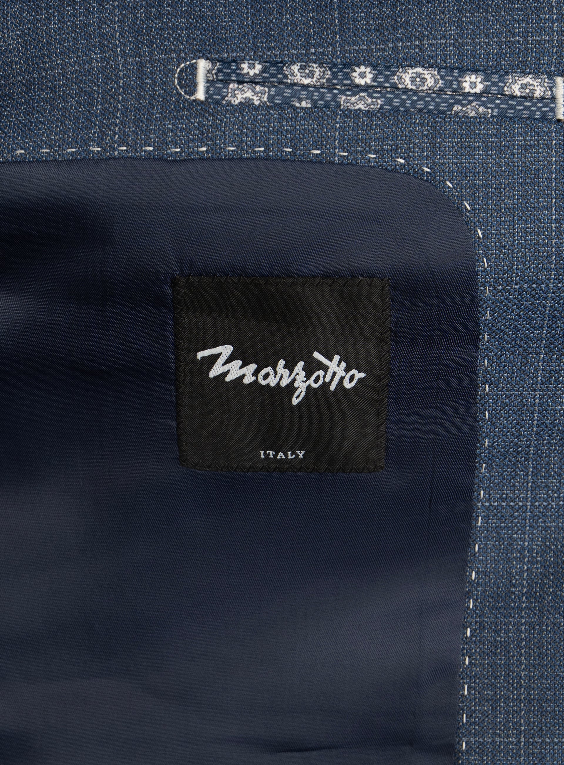 Firenze Plaid Blue Suit