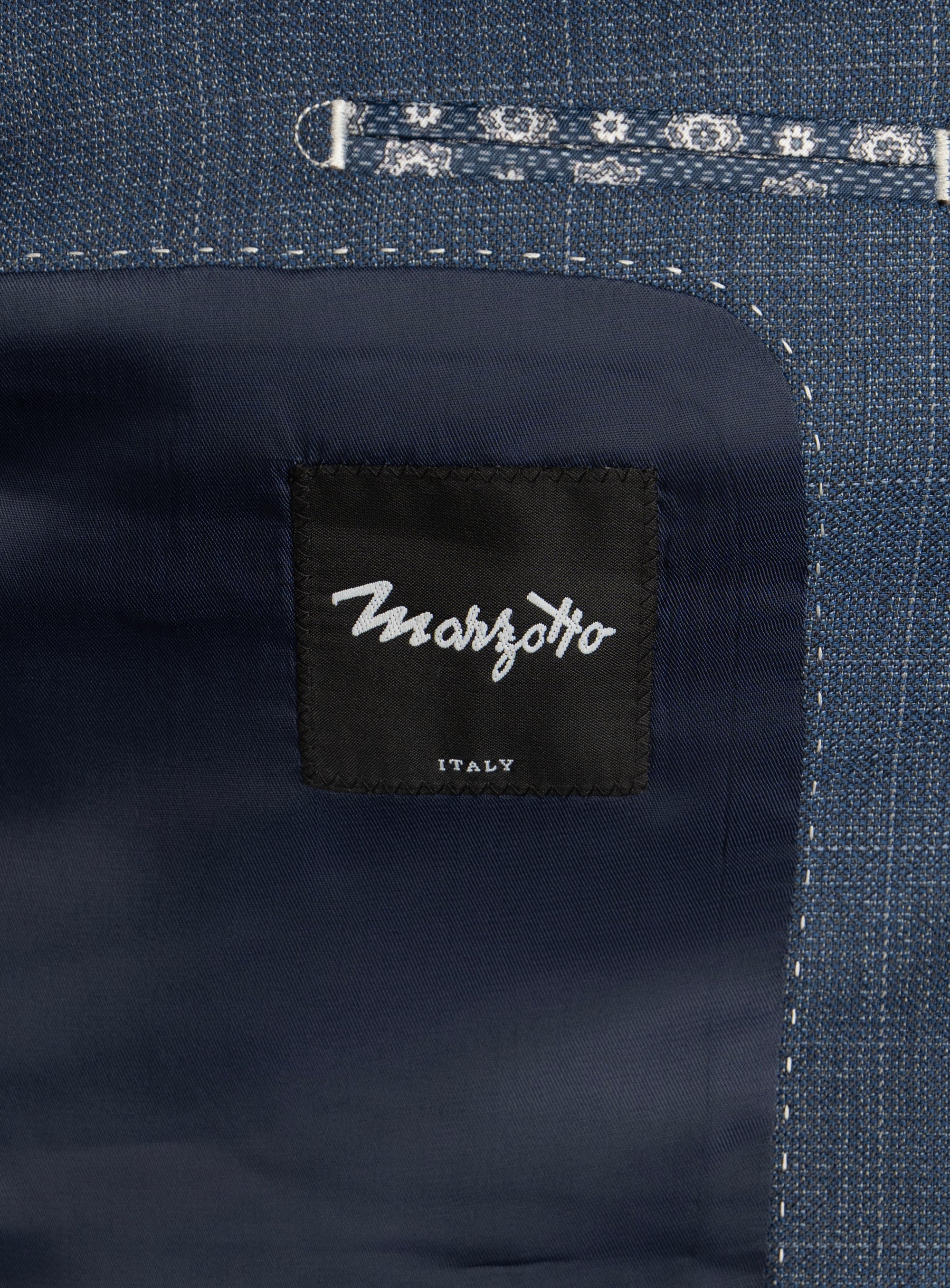 Firenze Plaid Blue Suit