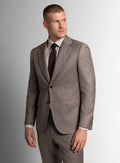 Tattaglia Twill Taupe Suit