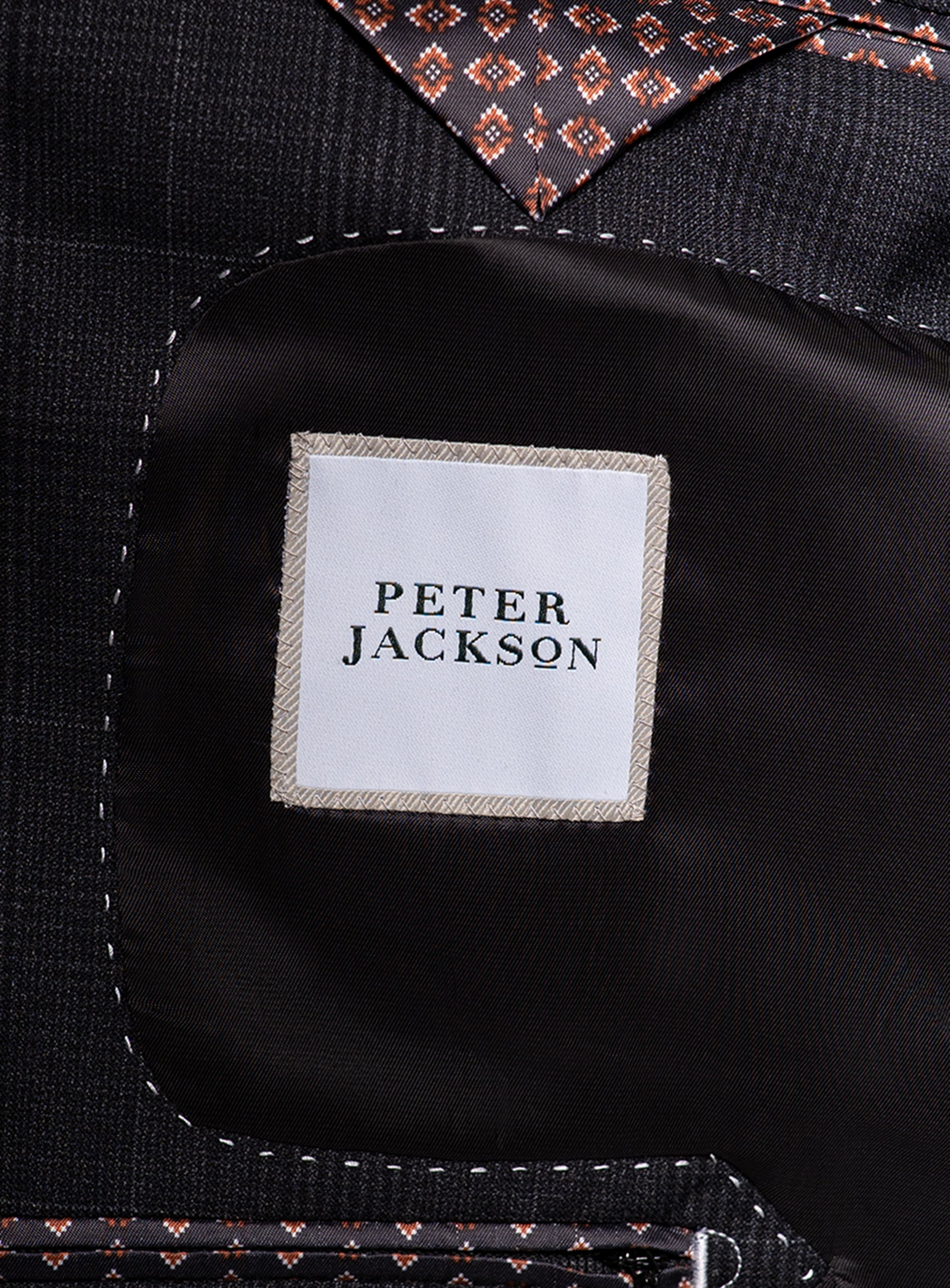 Miguel Plaid Charcoal Grey Suit