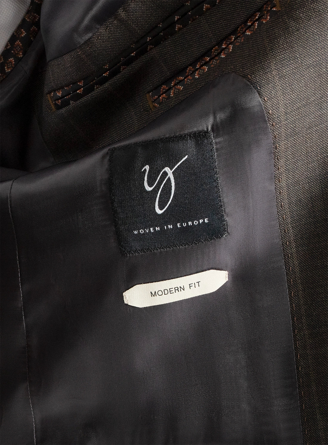 Men suit grey wool