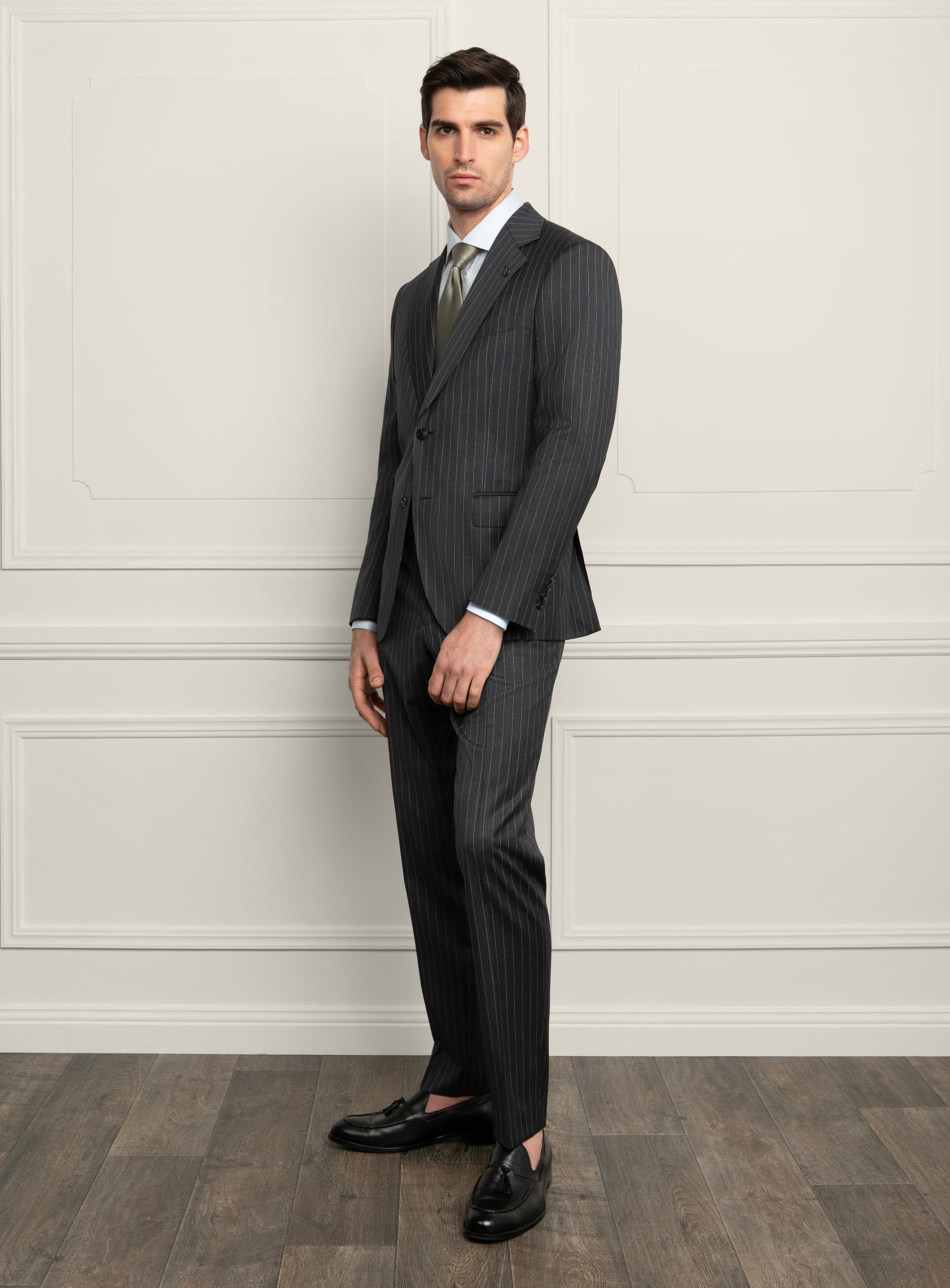 Lorenzo Pinstripe Grey Suit