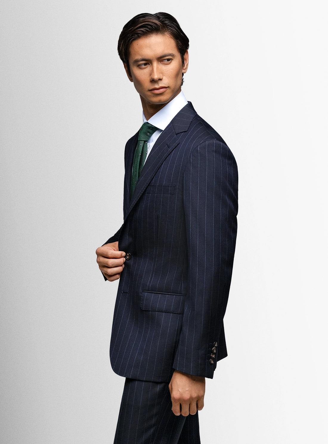 Alfonse Pinstripe Navy Suit