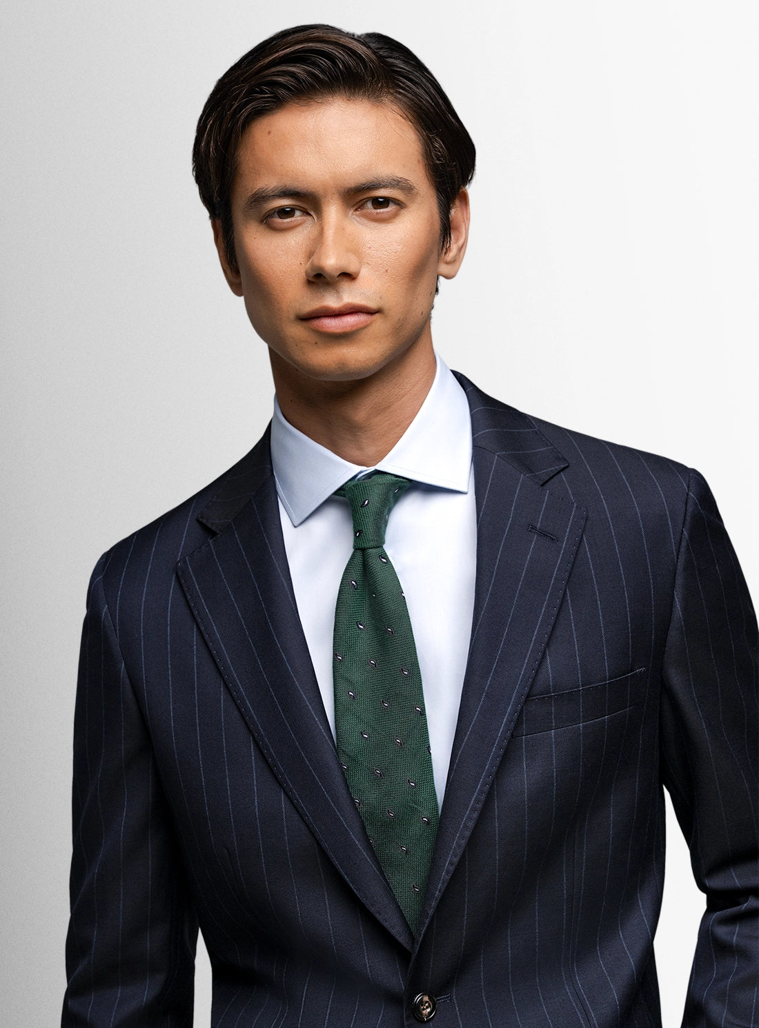 Alfonse Pinstripe Navy Suit