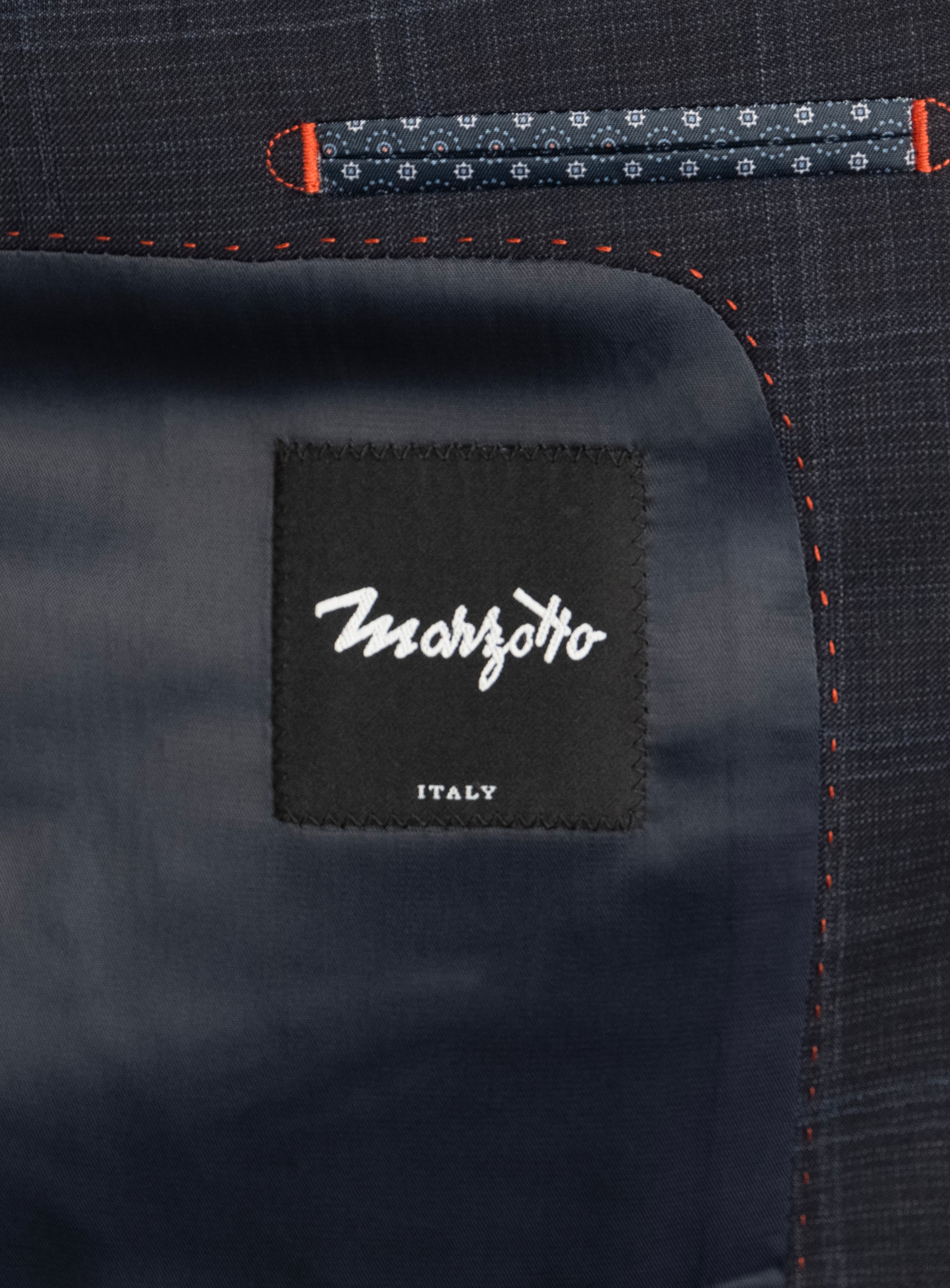 Giovanni Navy Plaid Suit