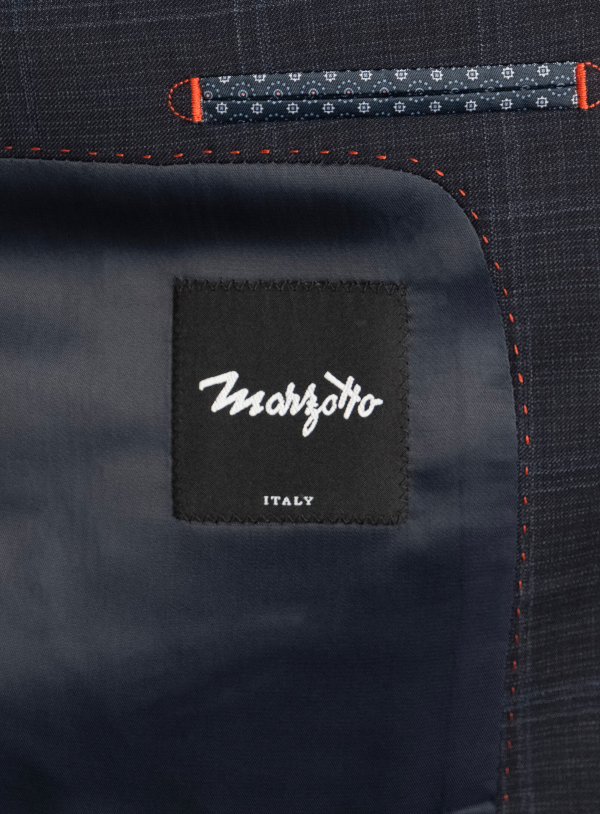 Giovanni Navy Plaid Suit