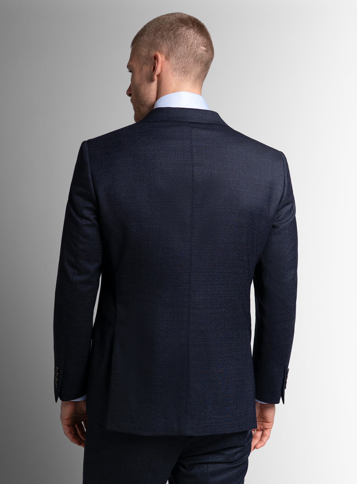 Vincenzo Textured Navy Suit