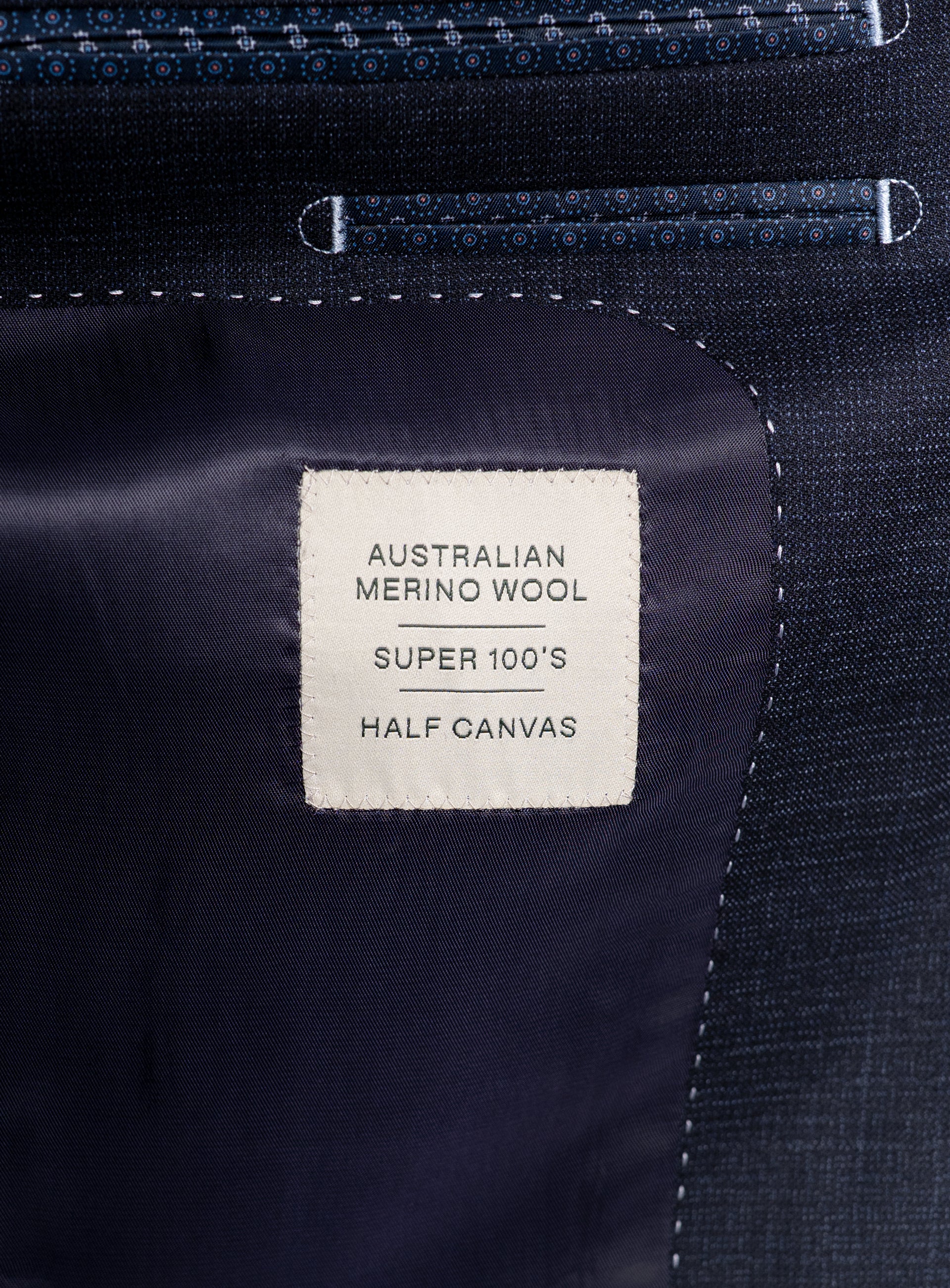 Vincenzo Textured Navy Suit