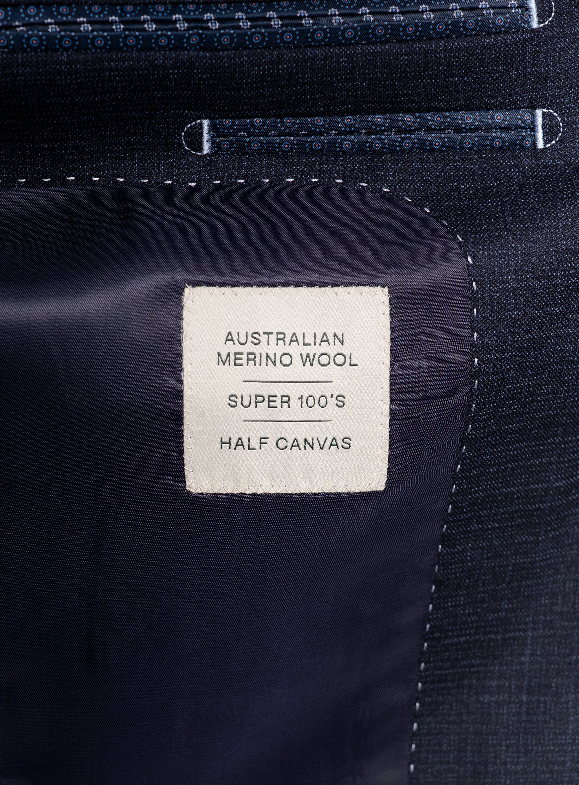 Vincenzo Textured Navy Suit