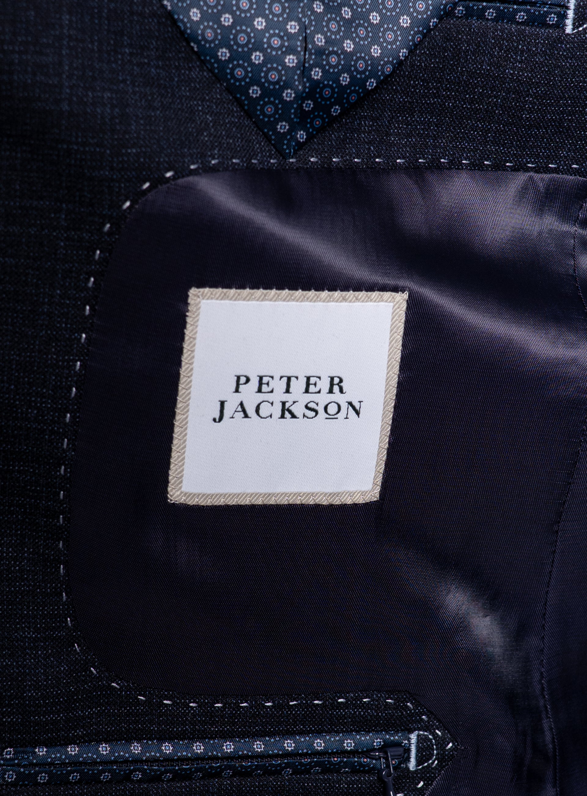 Vincenzo Textured Navy Suit