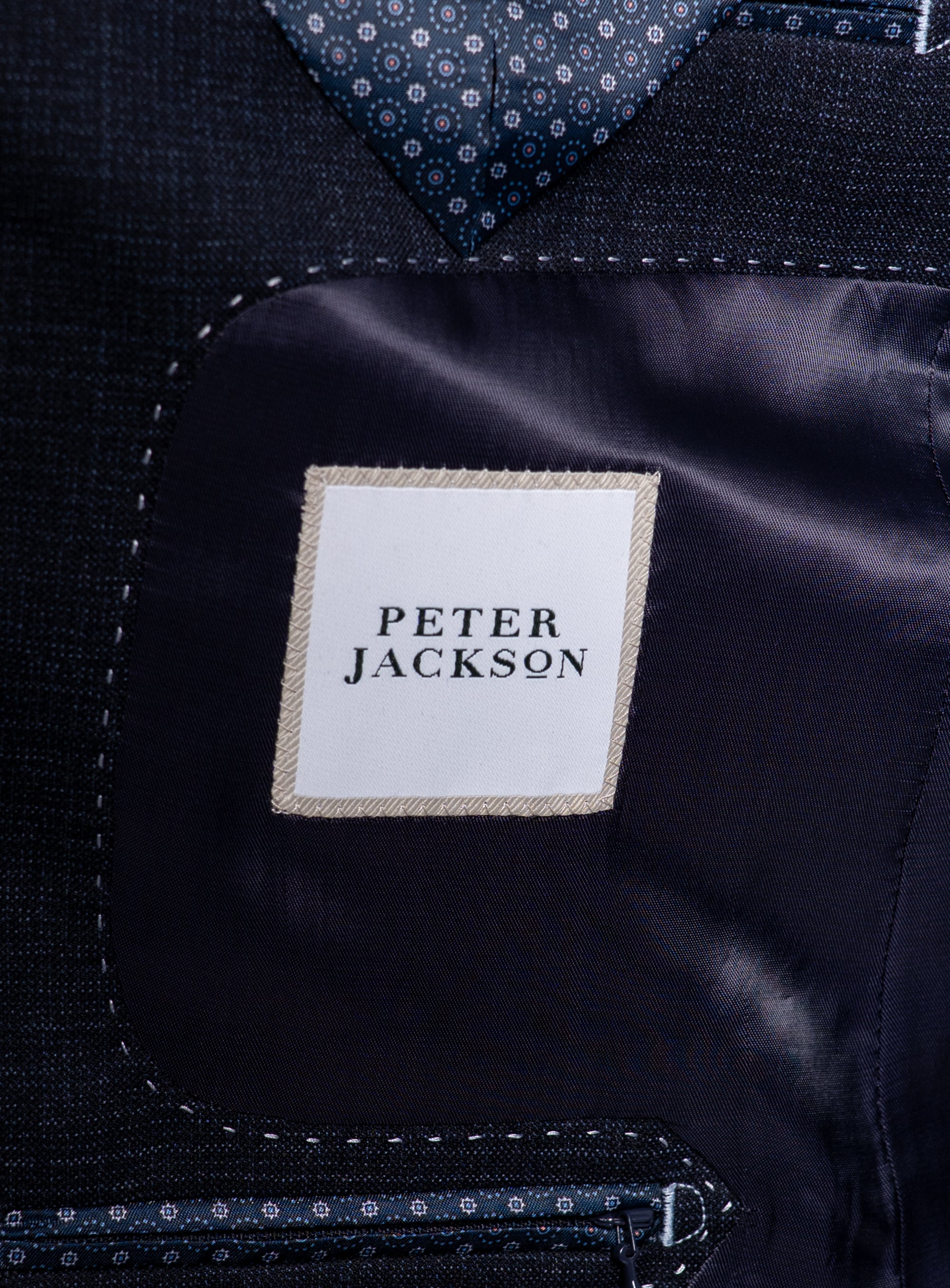 Vincenzo Textured Navy Suit