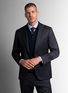 Volterra Navy Check Suit