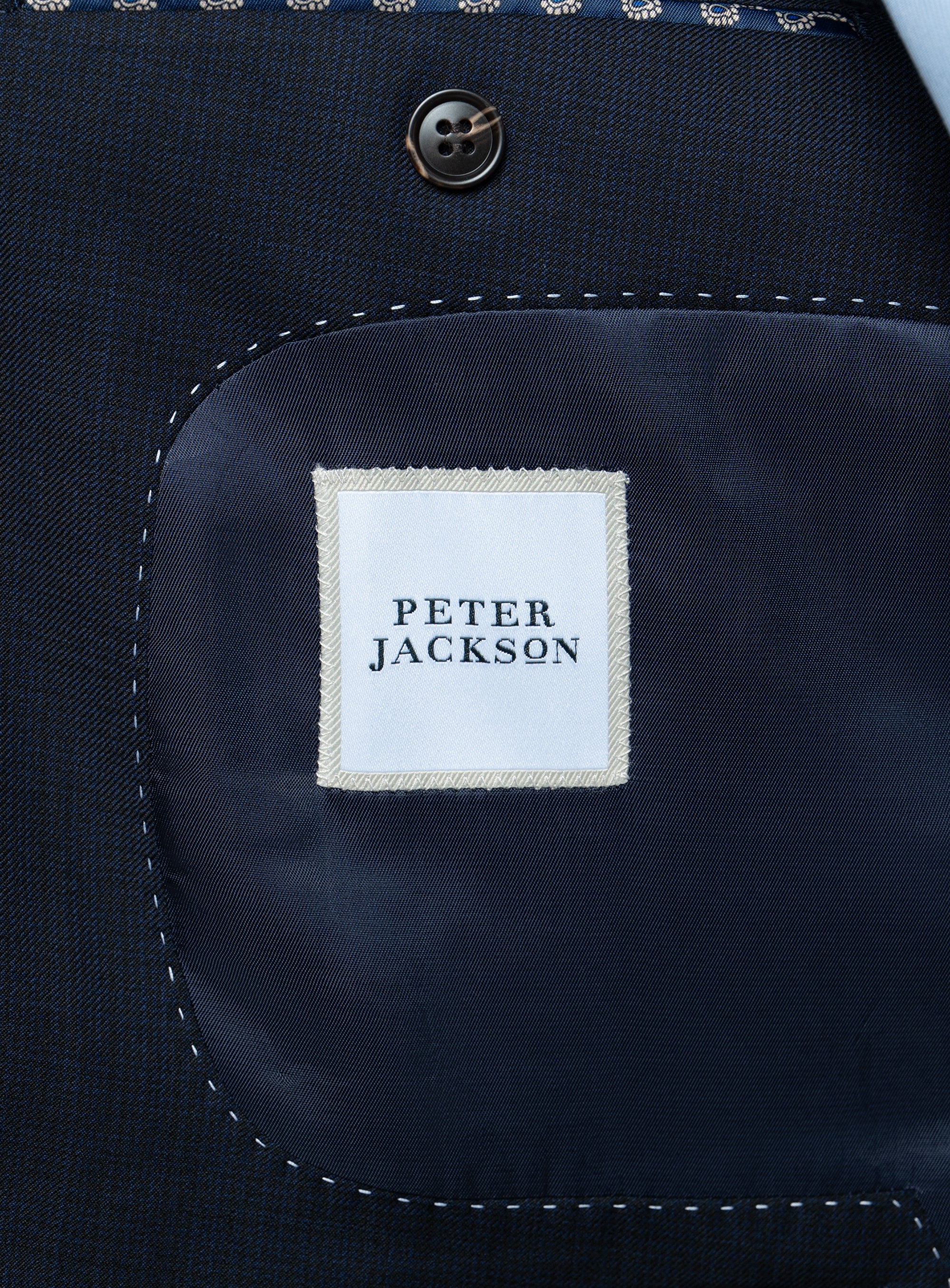 Vasquez Textured Navy Suit