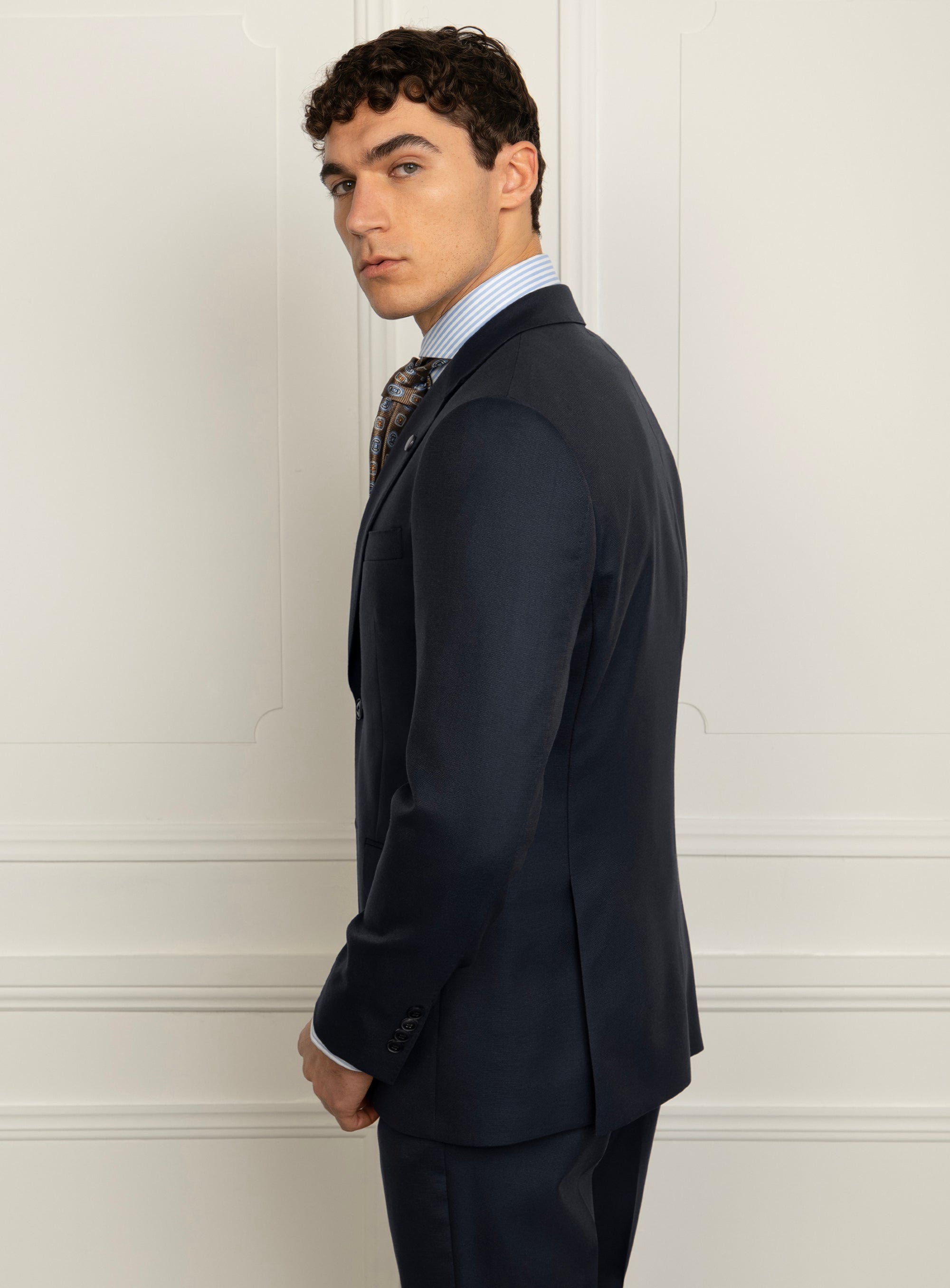 Jacopo Wool Cashmere Navy Suit