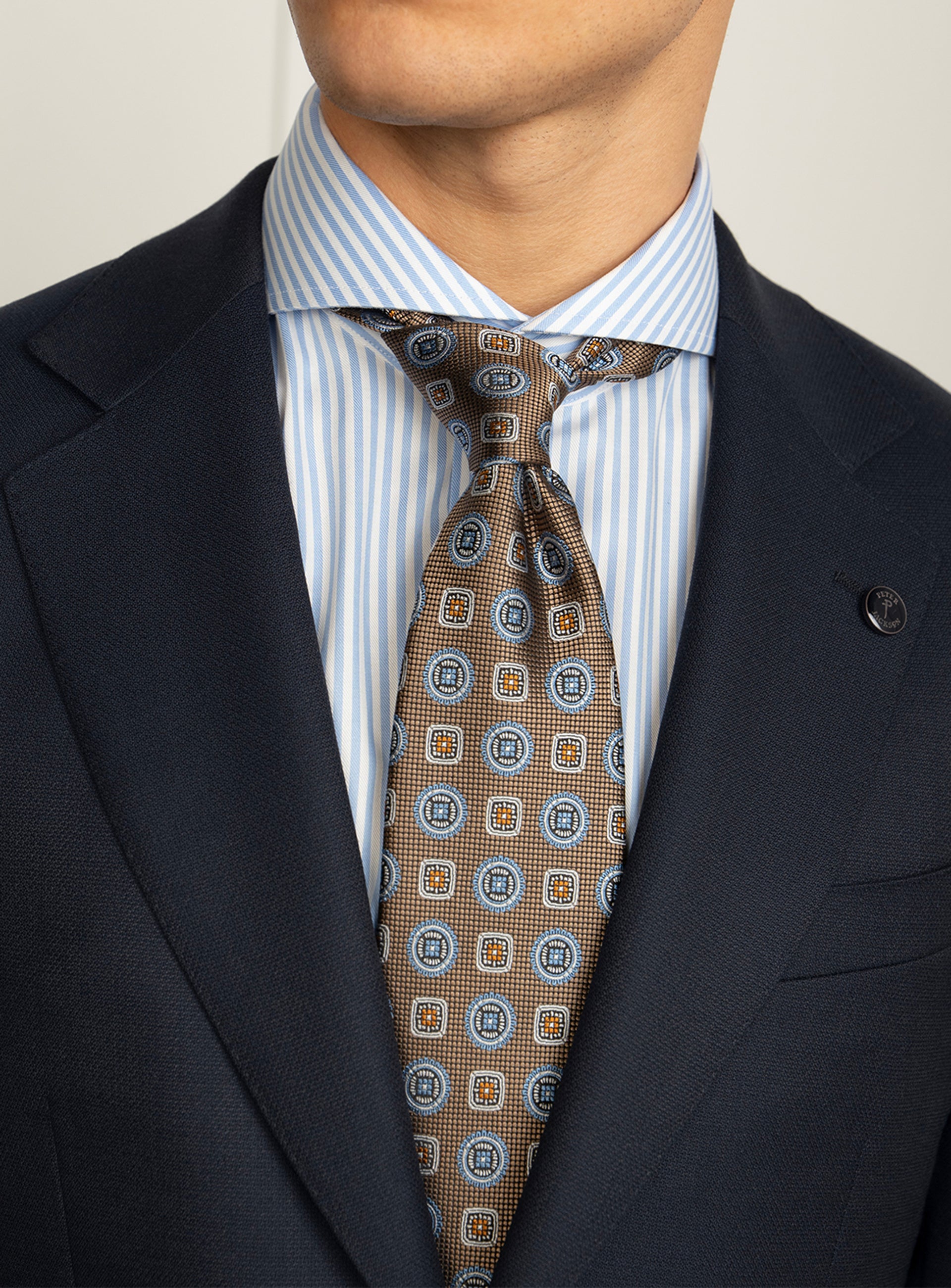 Jacopo Wool Cashmere Navy Suit