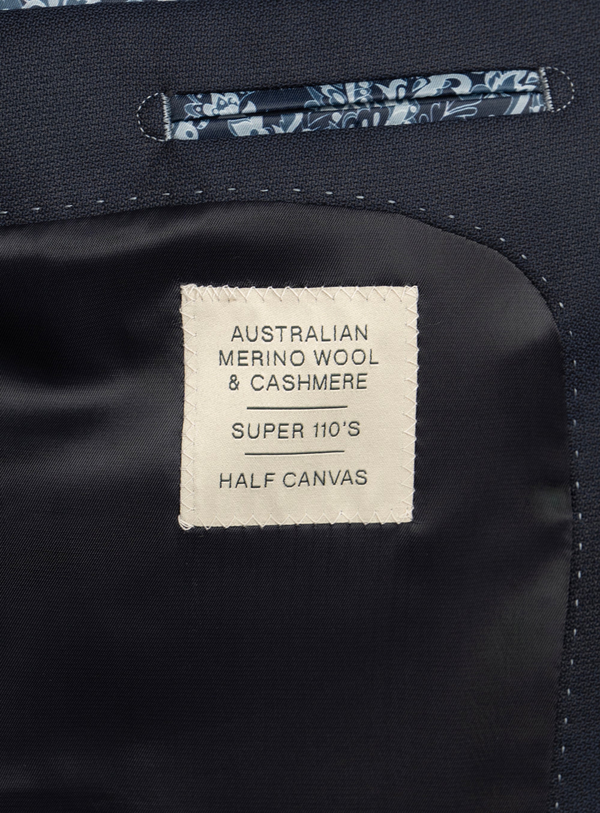 Jacopo Wool Cashmere Navy Suit