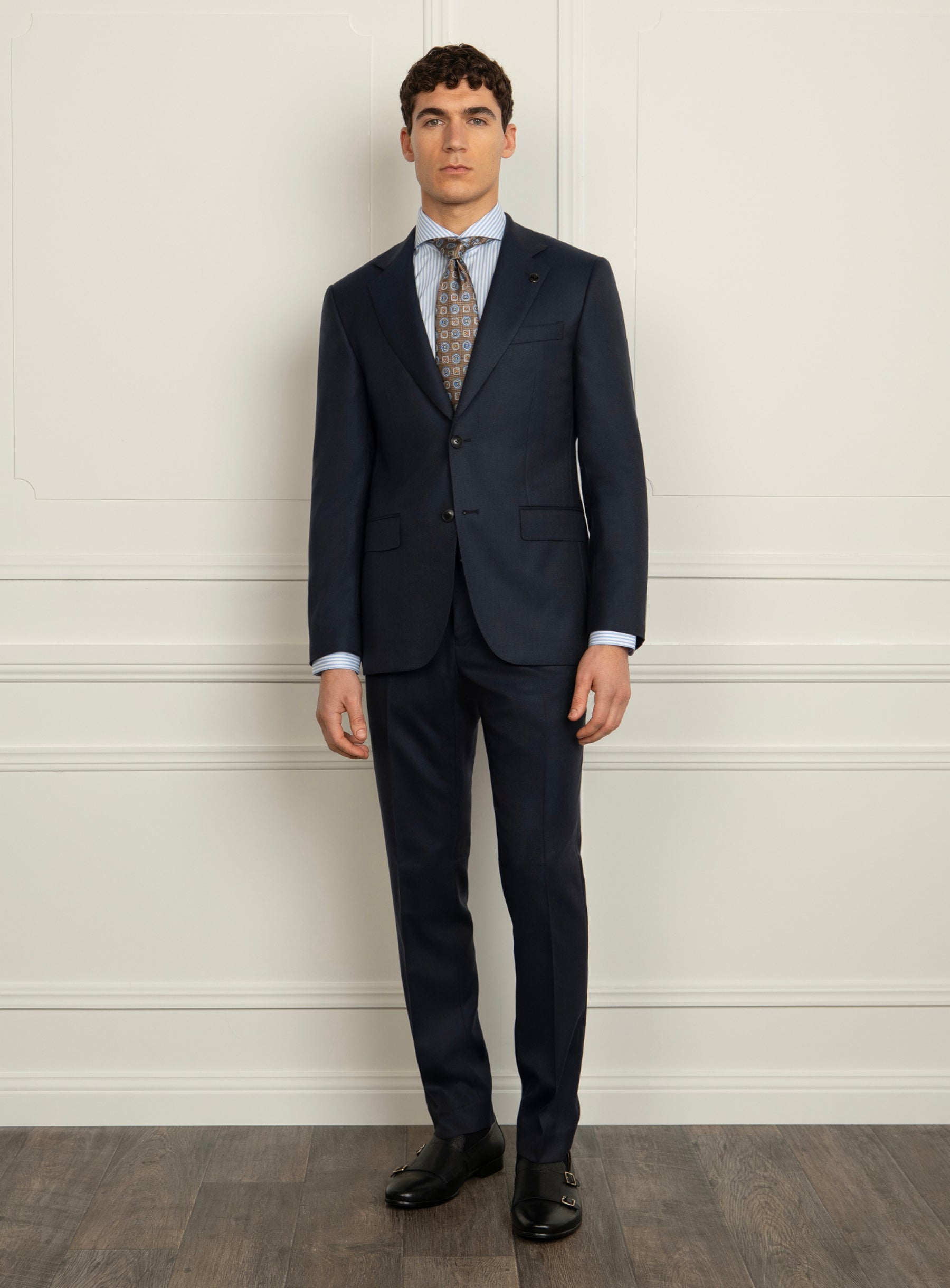 Jacopo Wool Cashmere Navy Suit