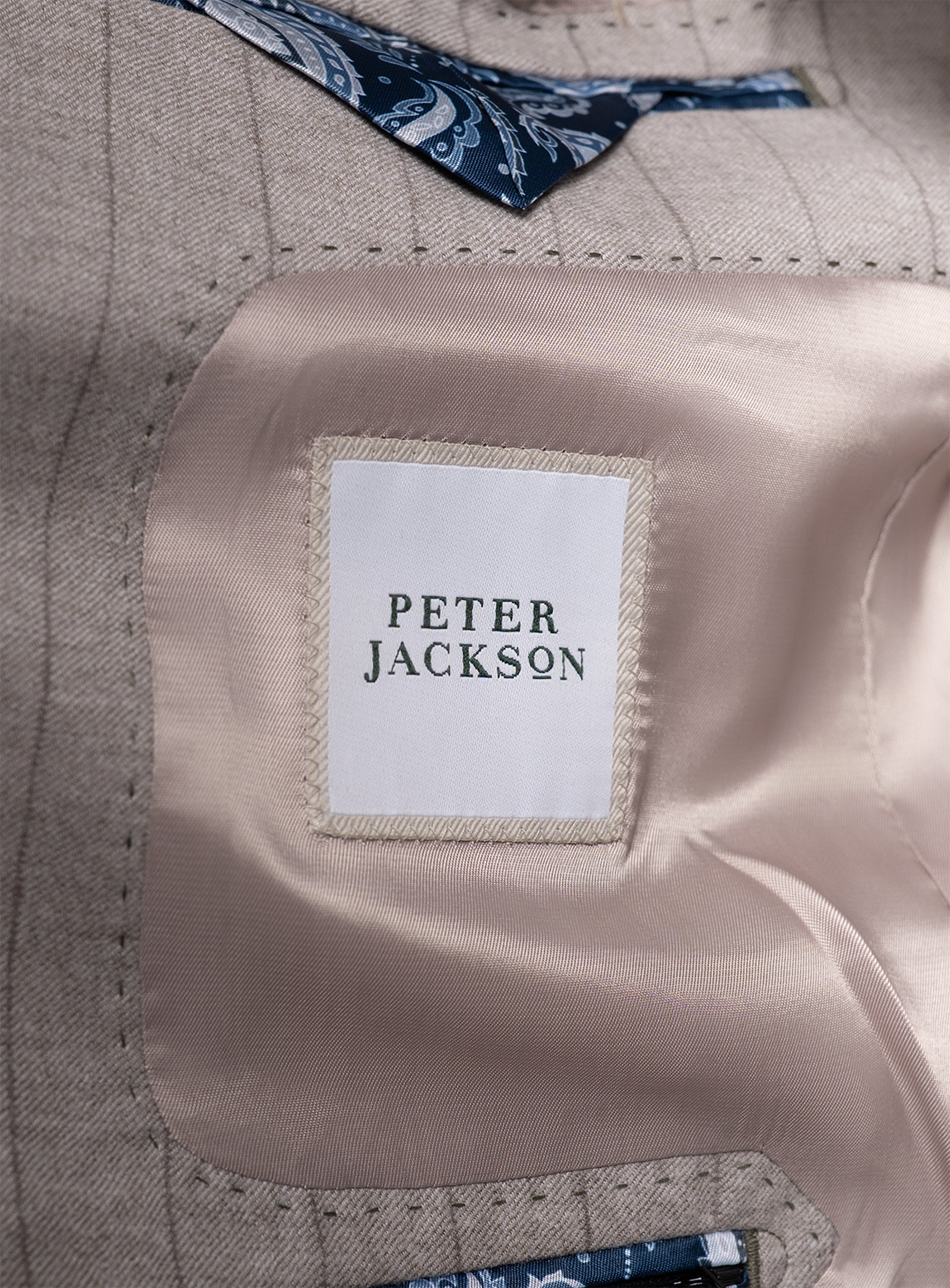 Giacomo Stripe Taupe Suit