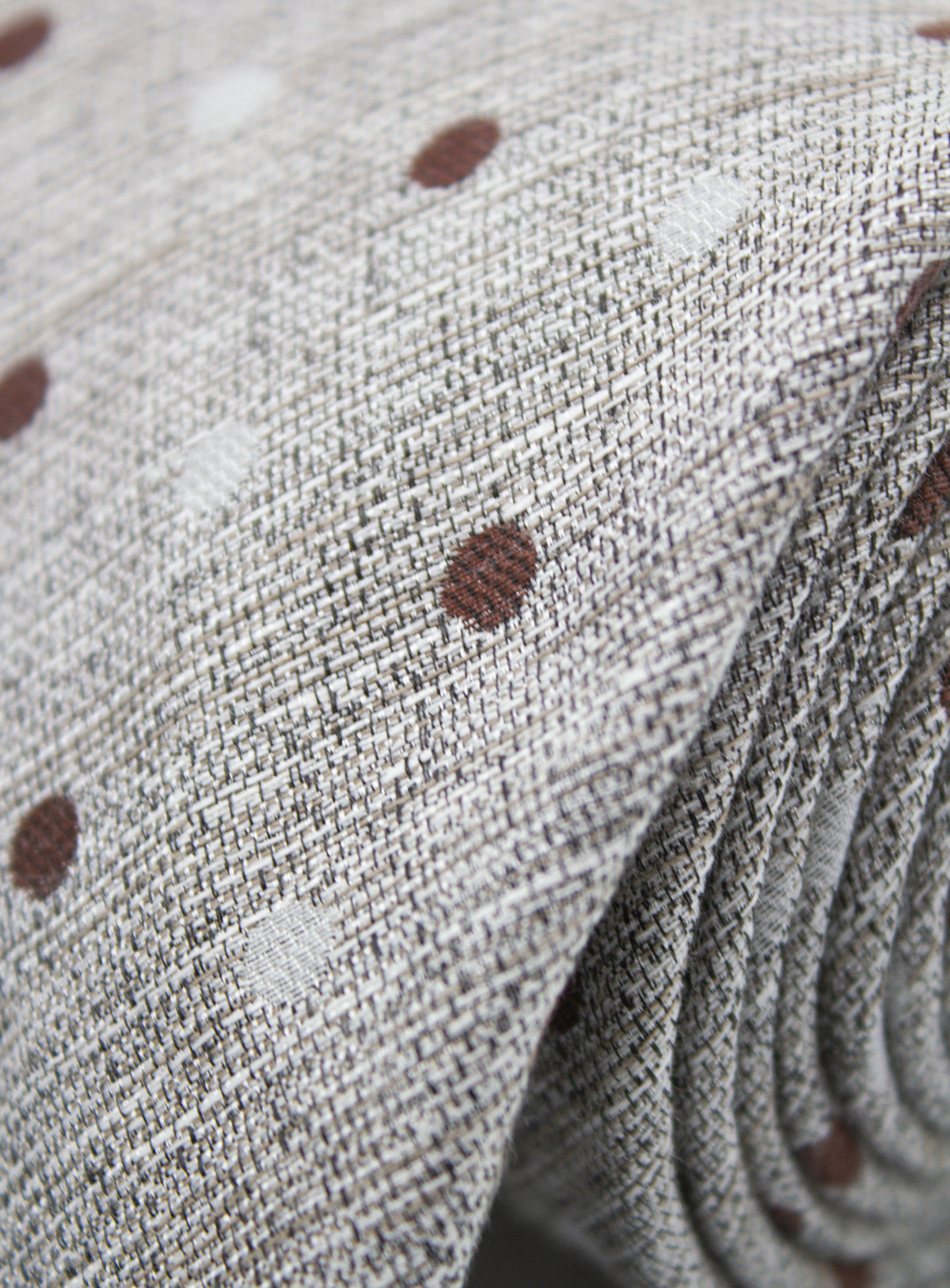 Bottinelli Two-Tone Dot Grey Silk Tie