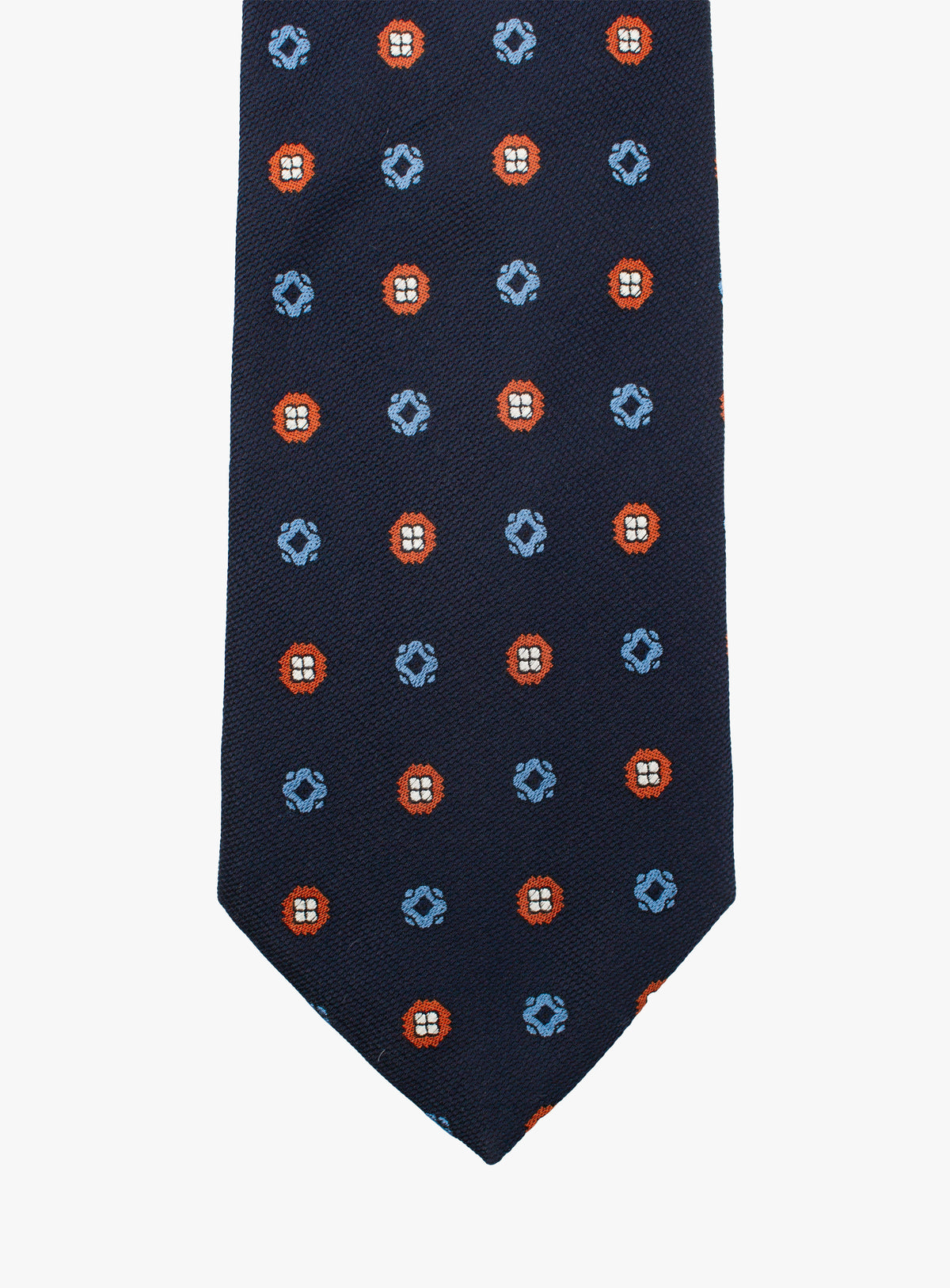 Bottinelli Neat Navy Silk Tie