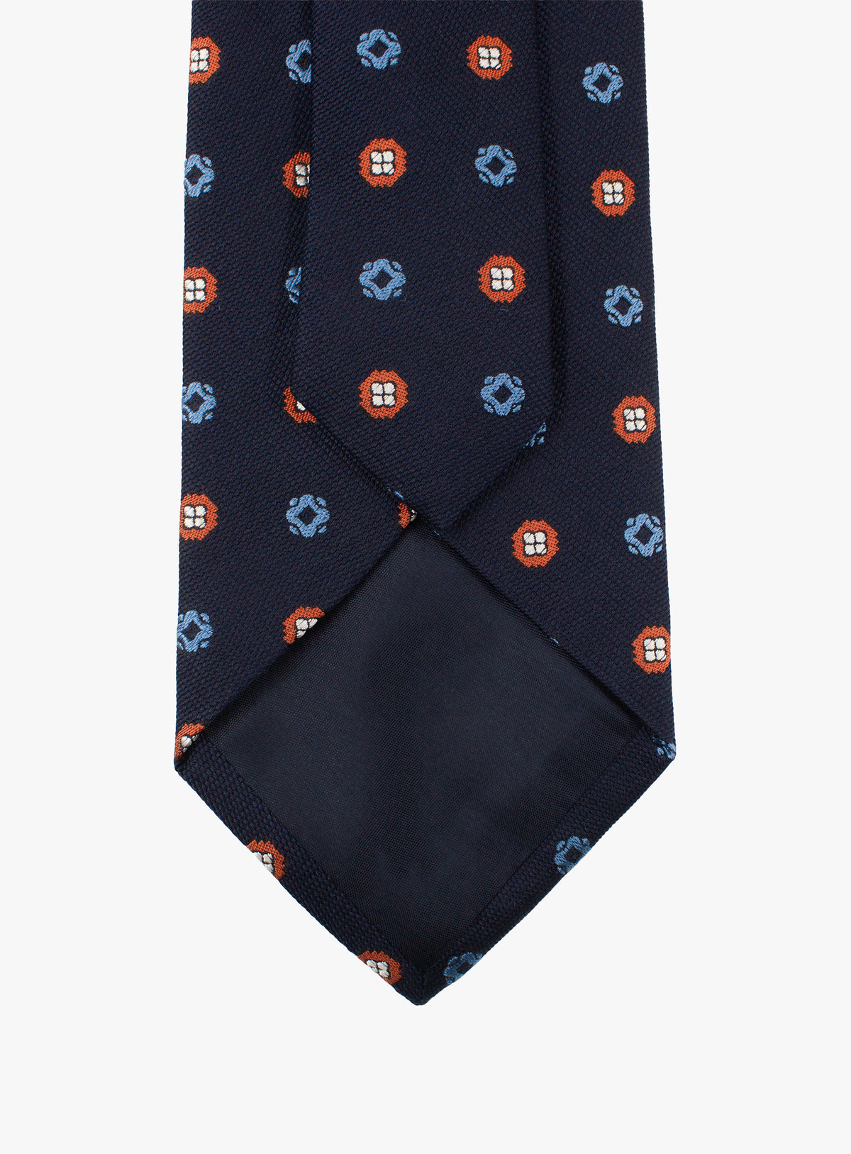 Bottinelli Neat Navy Silk Tie