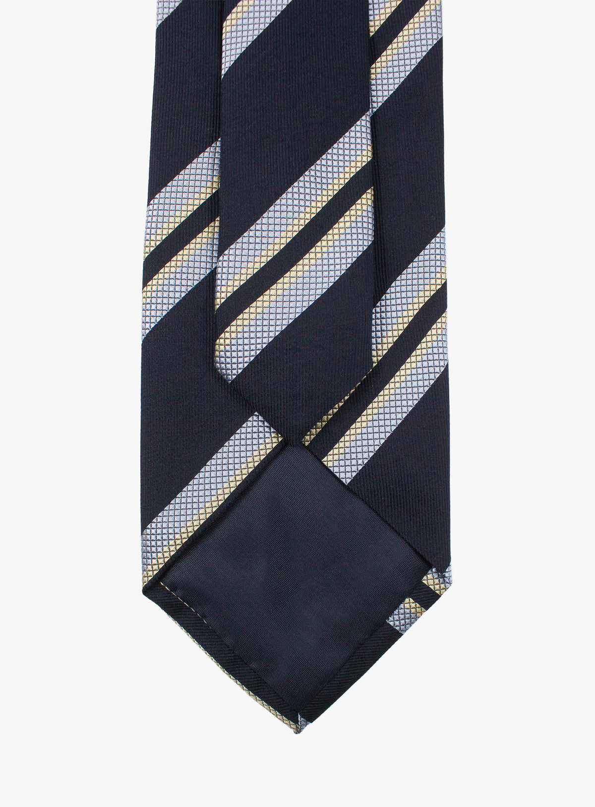 Bottinelli Stripe Navy Silk Tie