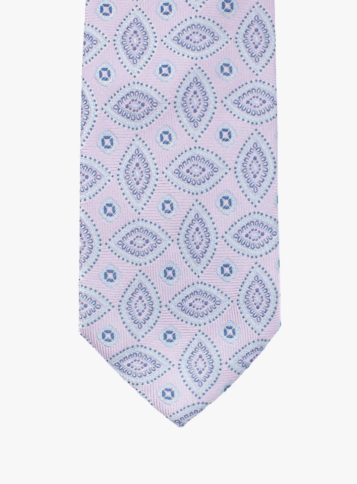 Bottinelli Paisley Pink Silk Tie