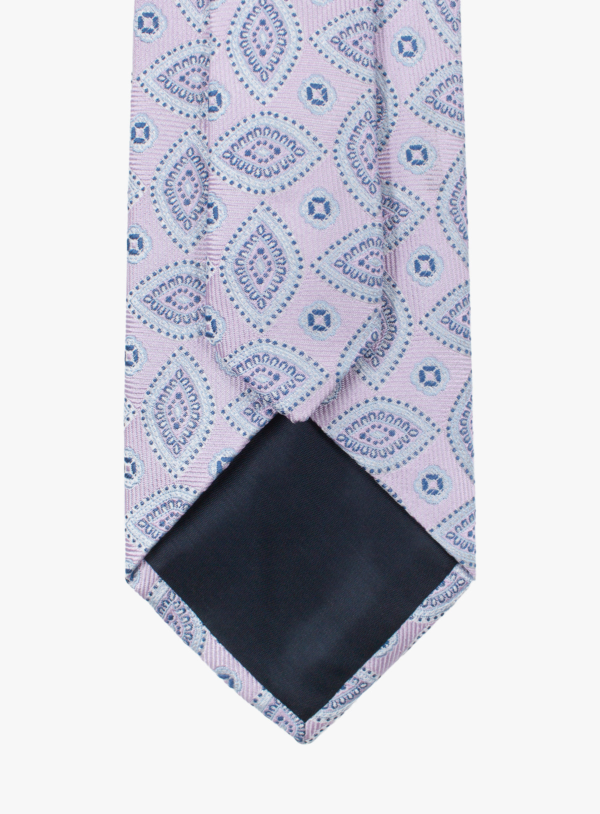 Bottinelli Paisley Pink Silk Tie