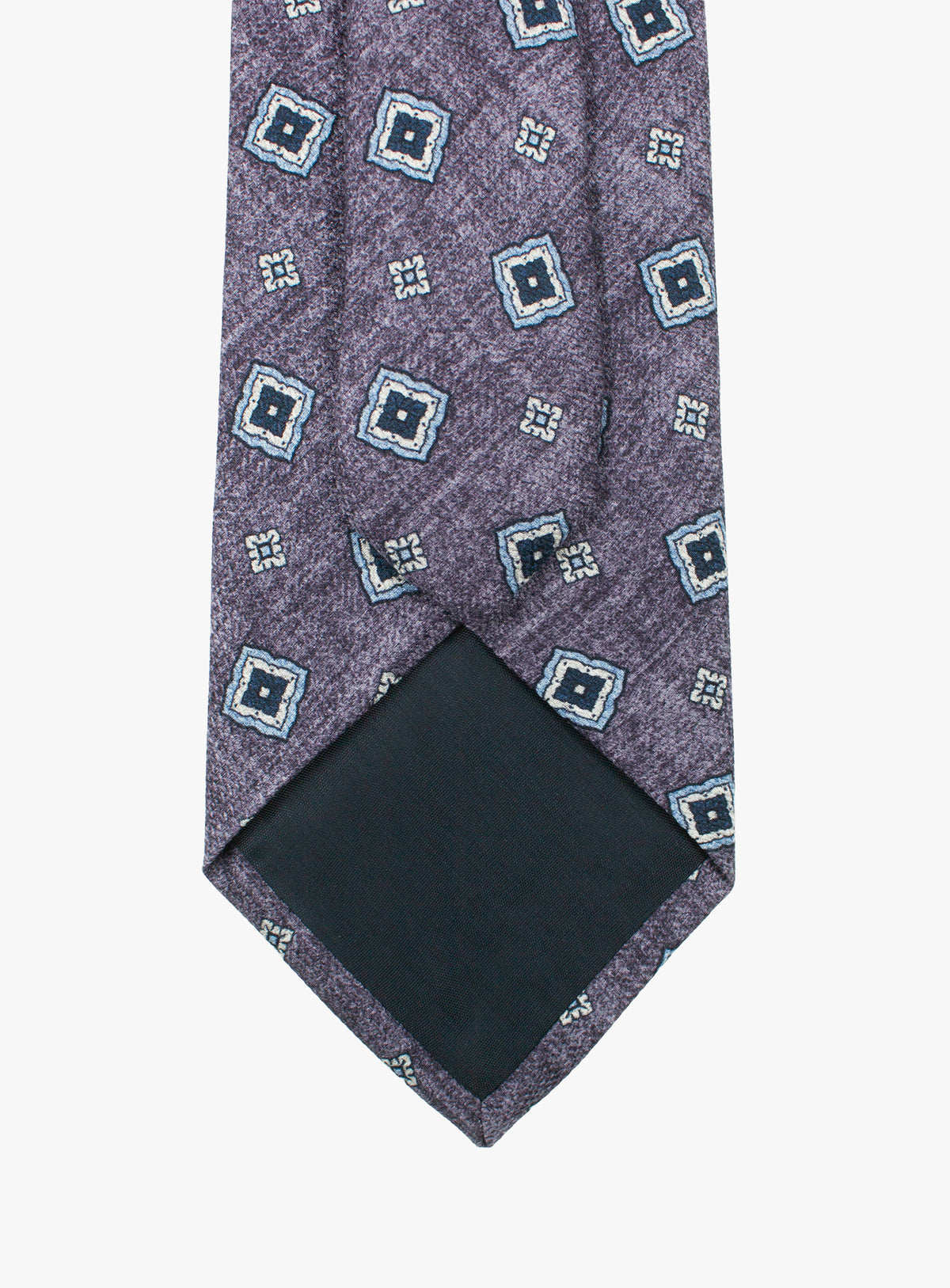 Bottinelli Medallion Mauve Silk Tie
