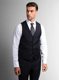 Cayman Twill Black Vest