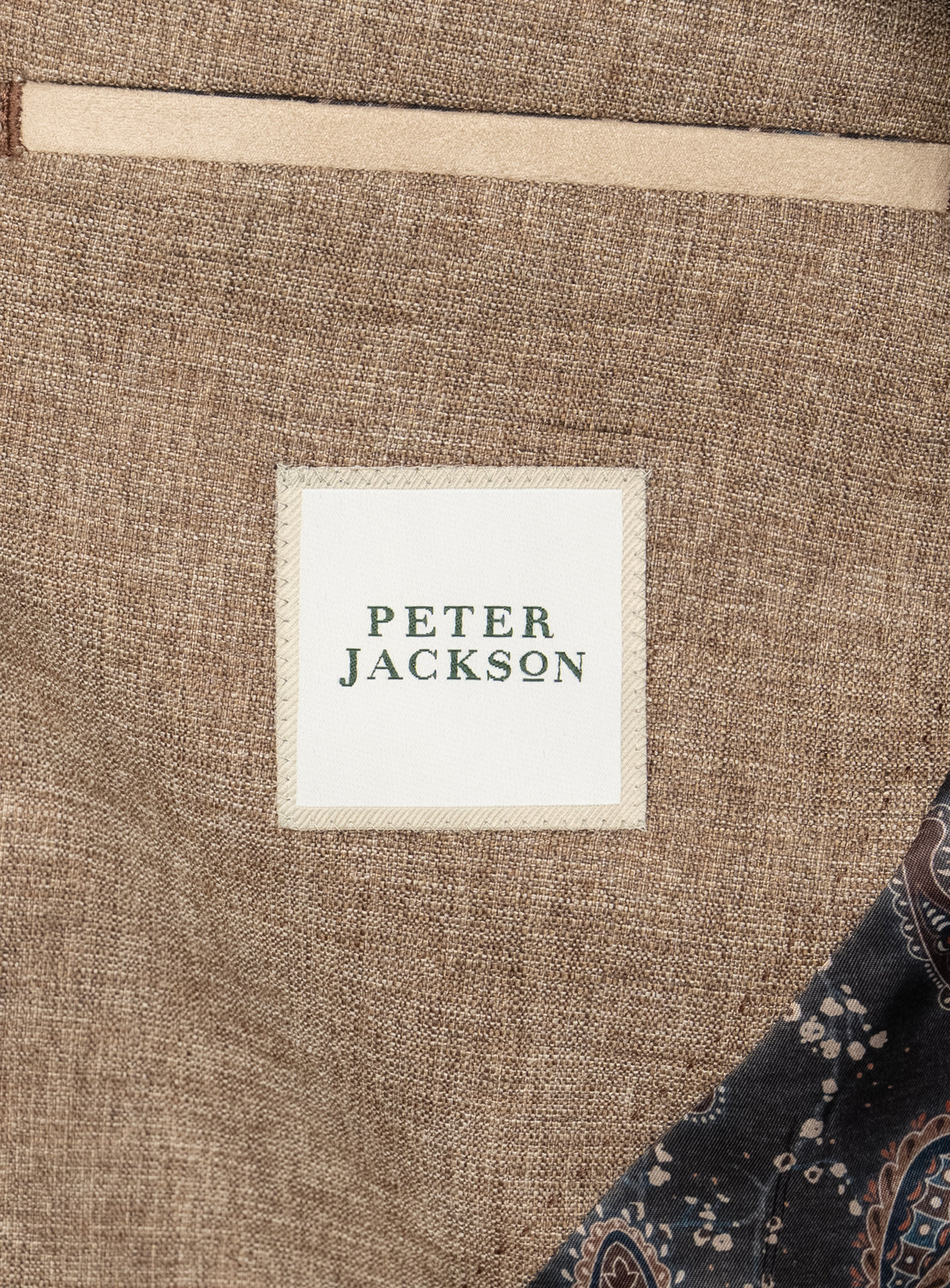 Portici Basketweave Taupe Sport Jacket