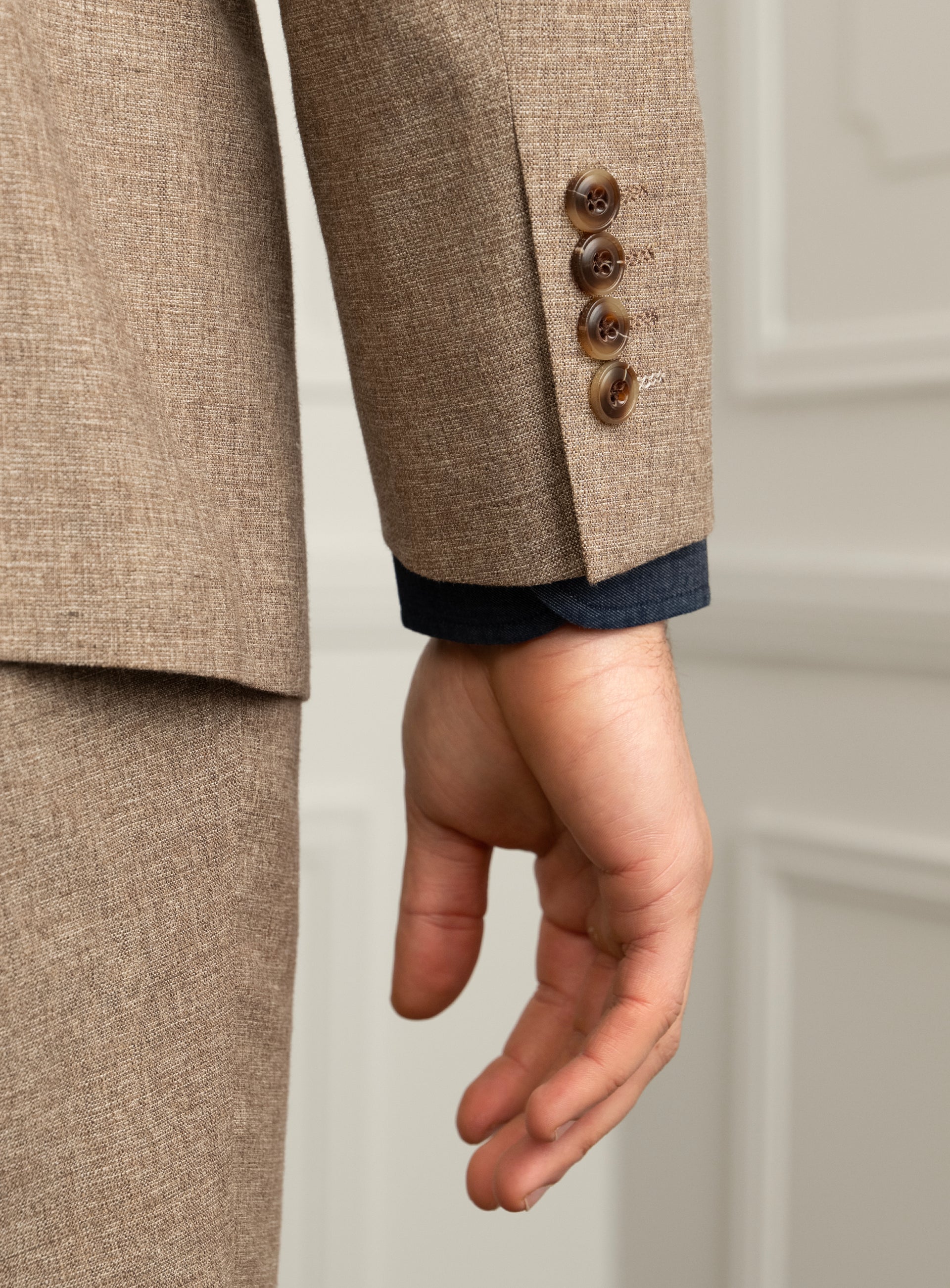 Portici Basketweave Taupe Sport Jacket