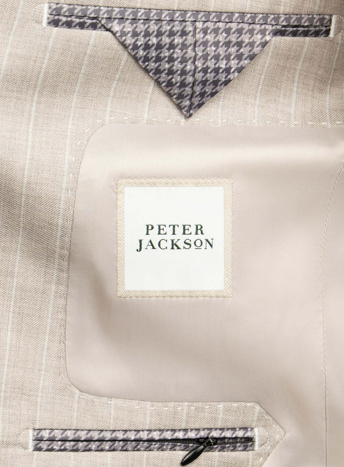 Marcello Pinstripe Taupe Suit